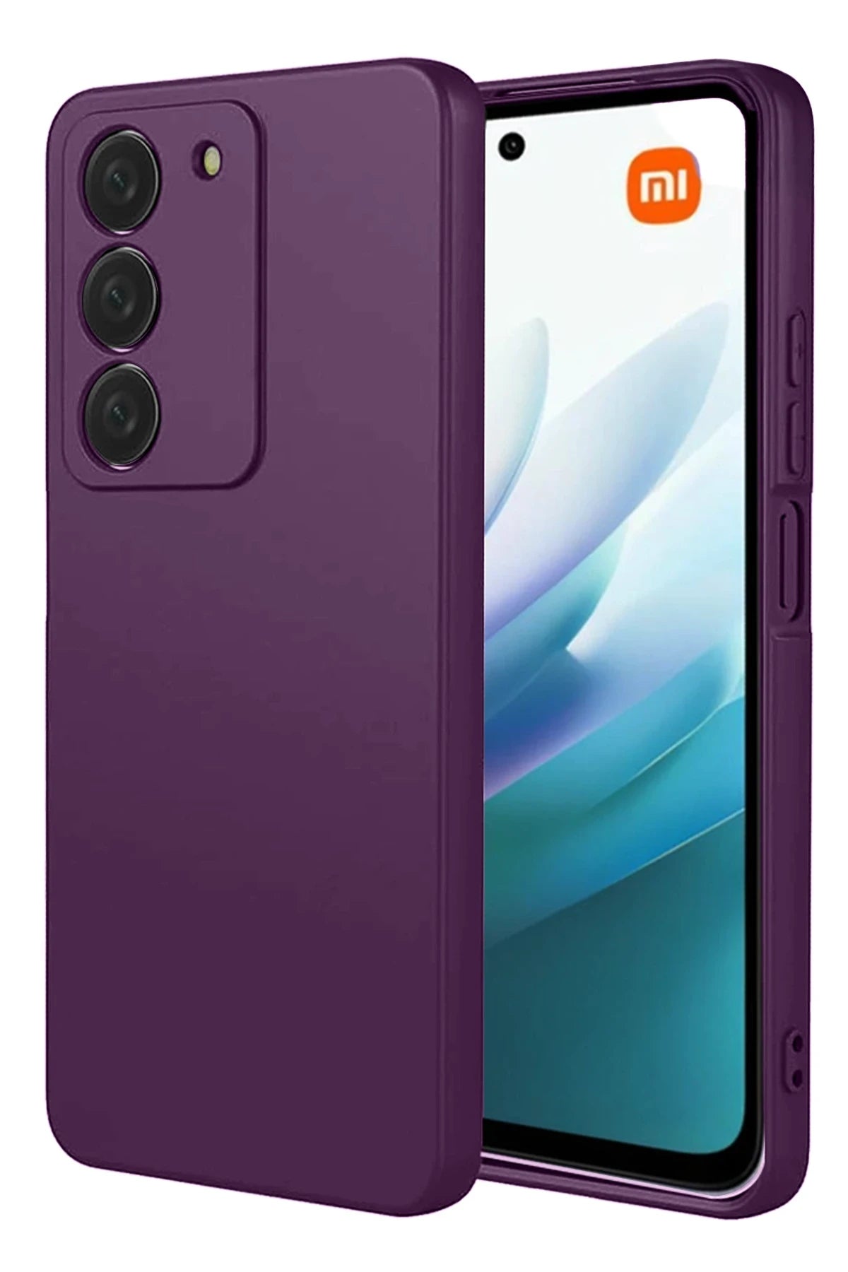 nebaktın Xiaomi Redmi 15 4G First Silikon - Mürdüm 1