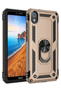nebaktın Xiaomi Redmi 7A Kılıf Sofya Yüzüklü Silikon Kapak - Gold 1