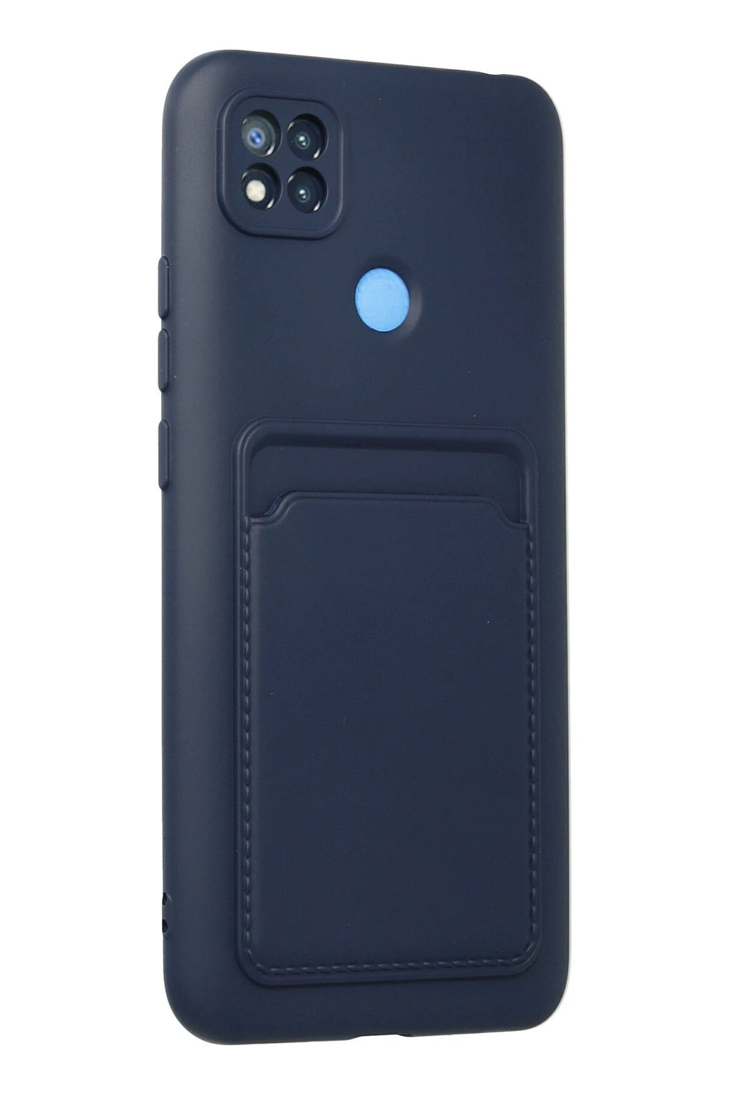 nebaktın Xiaomi Redmi 9C Kılıf Kelvin Kartvizitli Silikon - Lacivert 2