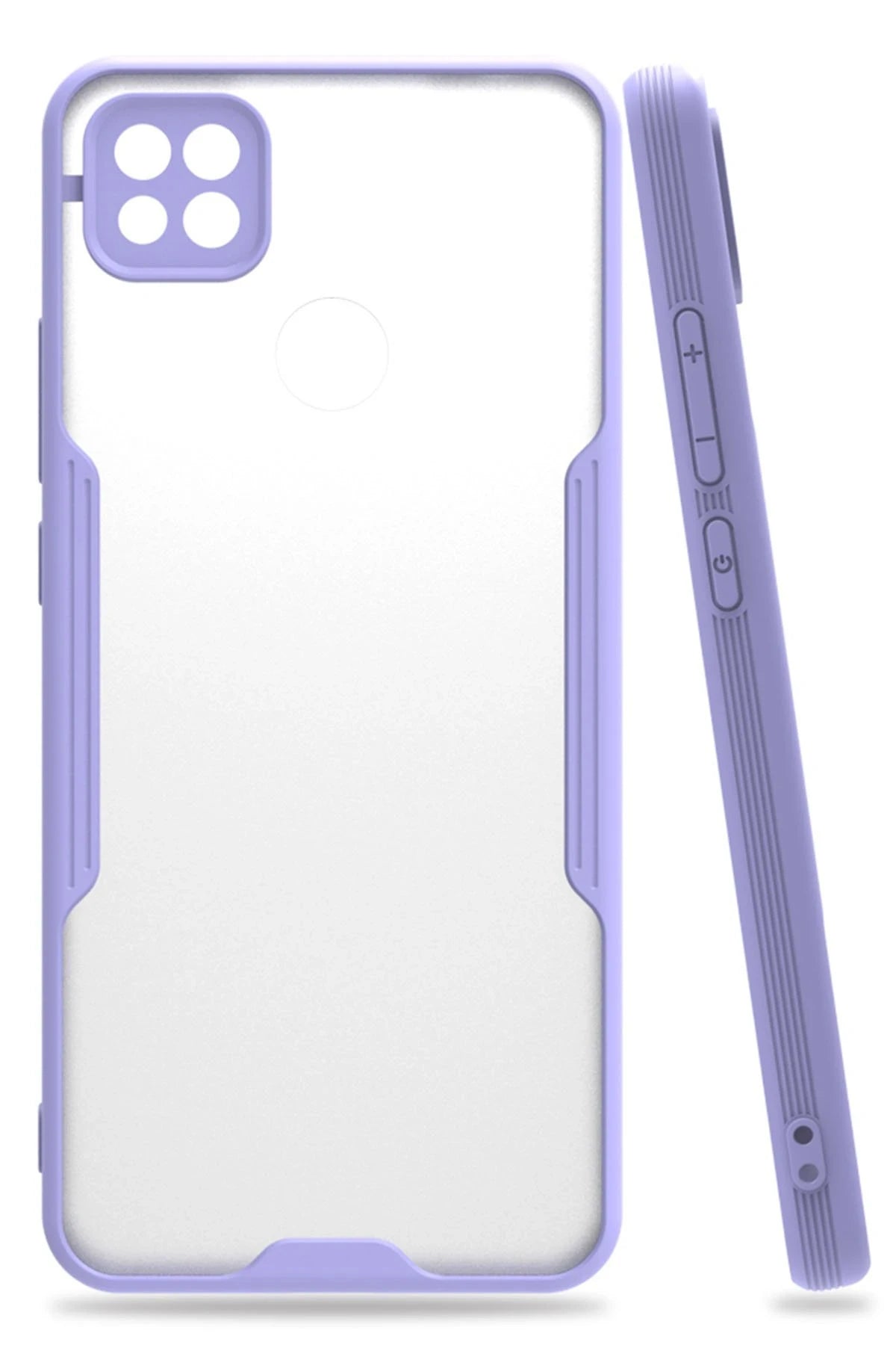 nebaktın Xiaomi Redmi 9C Kılıf Platin Silikon - Lila 1