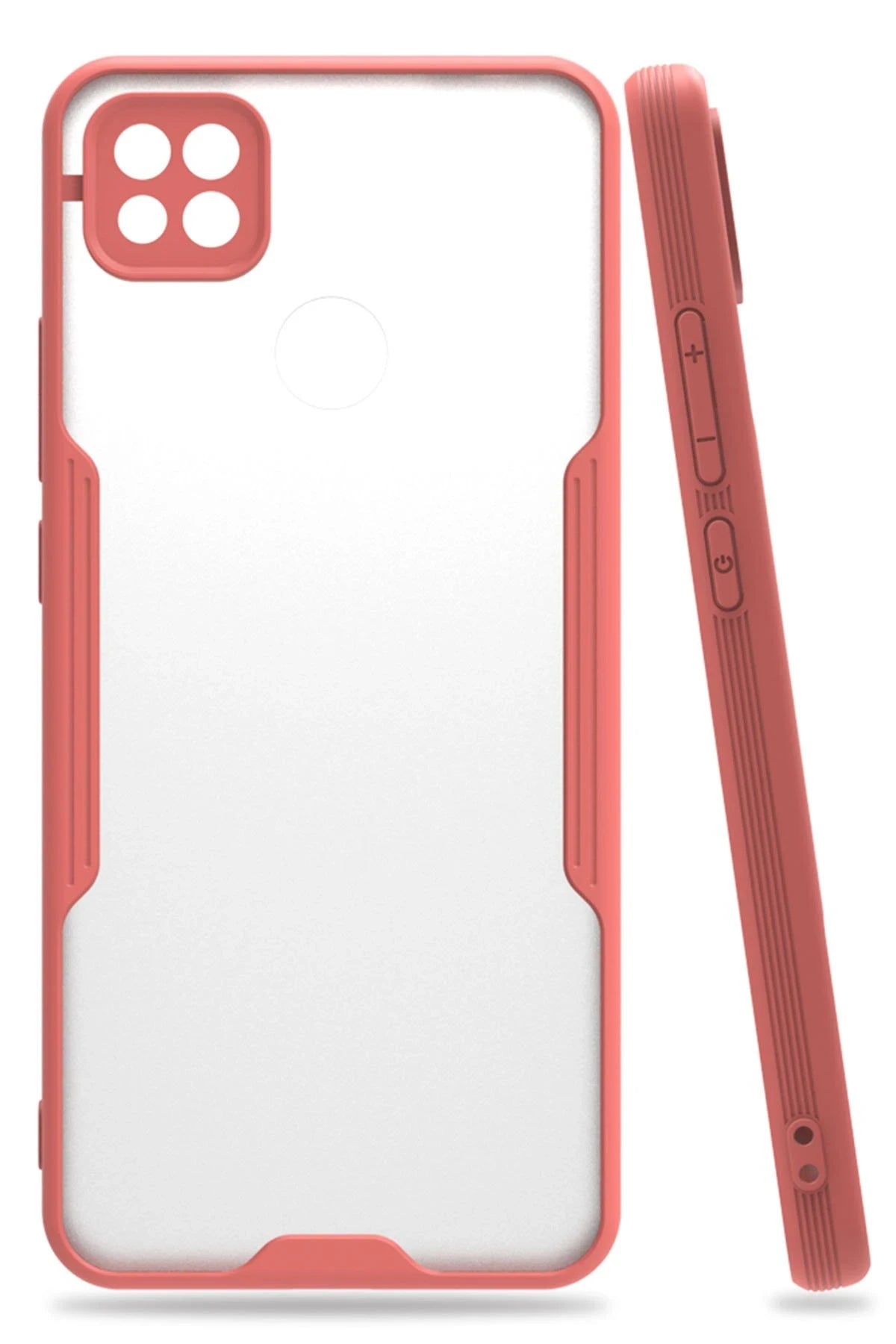 nebaktın Xiaomi Redmi 9C Kılıf Platin Silikon - Pembe 1
