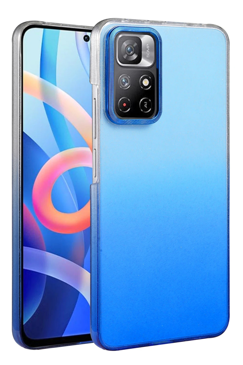 nebaktın Xiaomi Redmi Note 11 Pro Glossy Kapak - Mavi 1