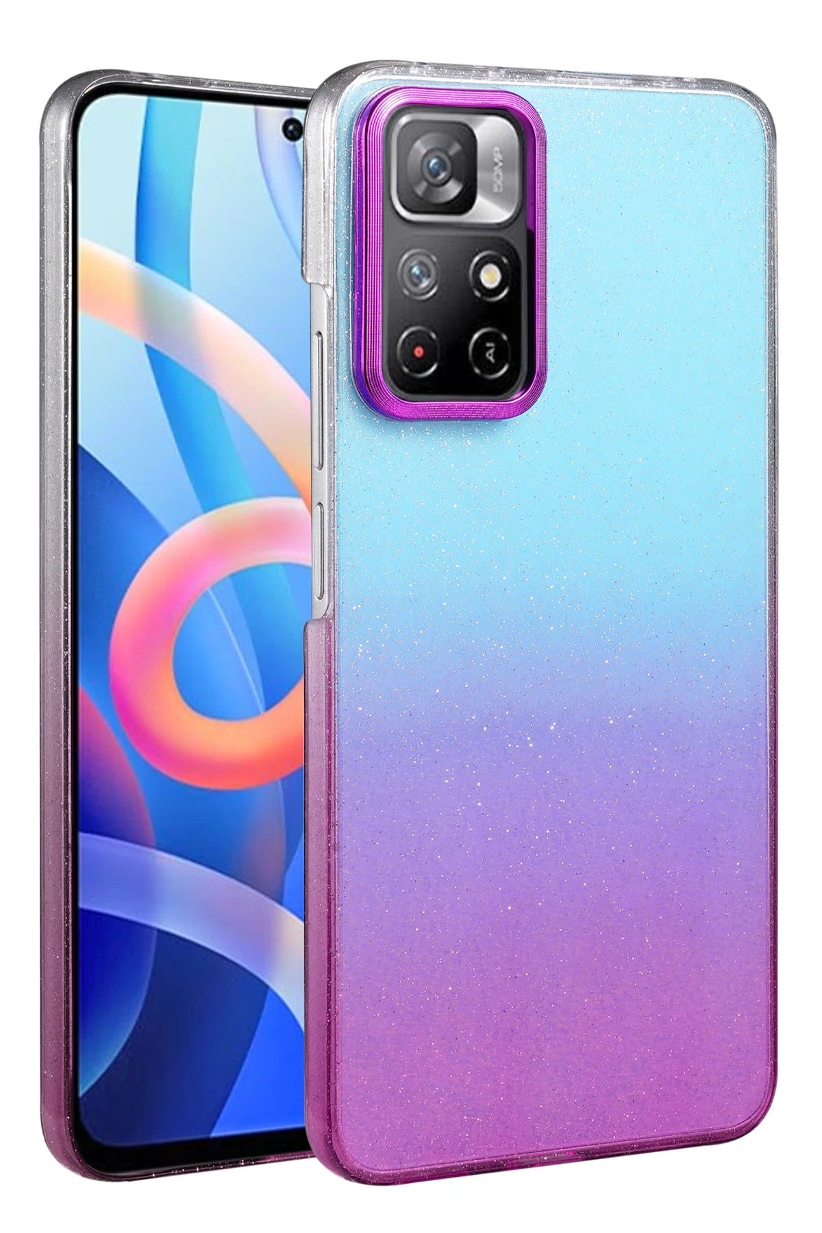 nebaktın Xiaomi Redmi Note 11 Pro Glossy Kapak - Mor 1
