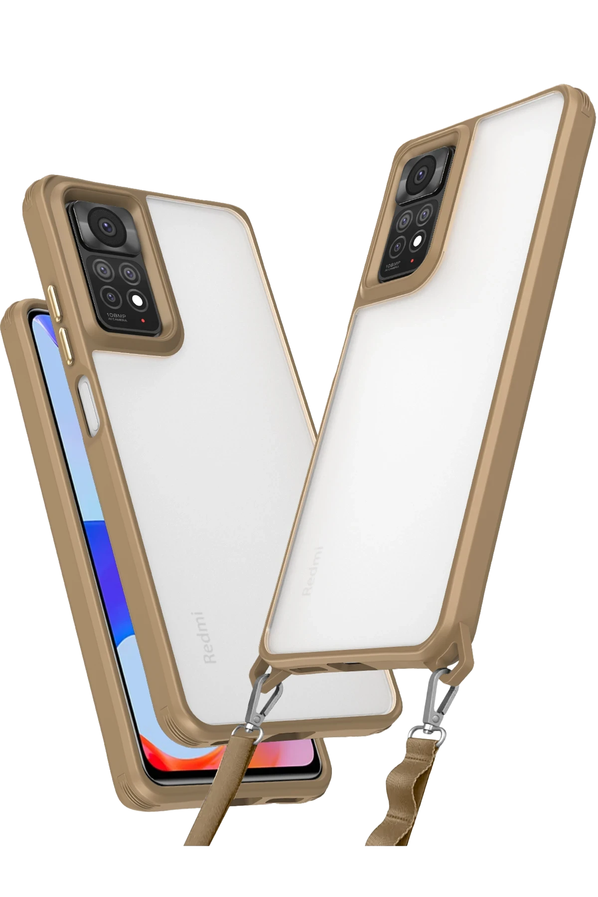 nebaktın Xiaomi Redmi Note 11 Pro Kılıf Penta Silikon Kılıf - Çöl Titanyum 1