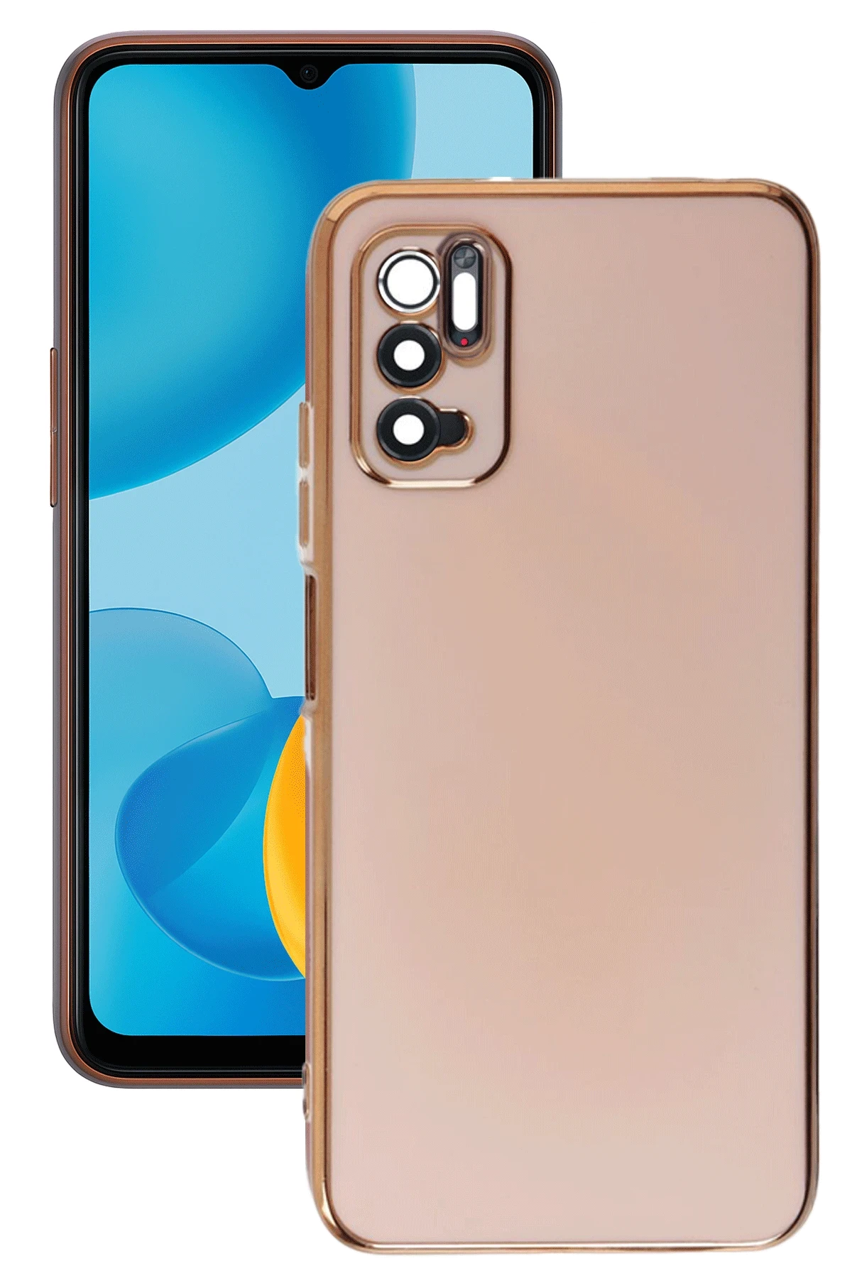nebaktın Xiaomi Redmi Note 11 SE Kılıf Volet Silikon - Pembe 1
