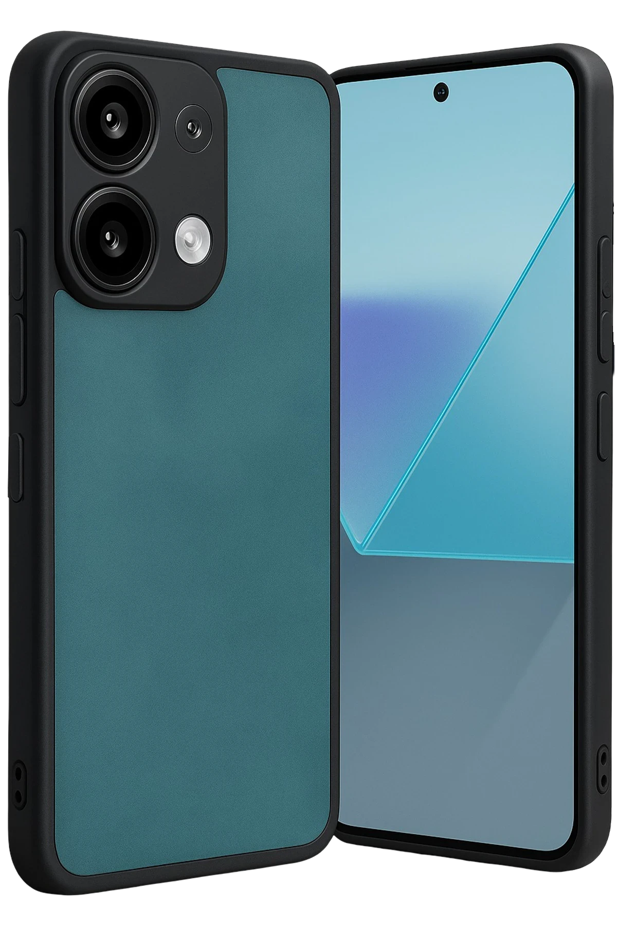 nebaktın Xiaomi Redmi Note 13 4G Kılıf Aras Deri Kapak - Açık Yeşil 1