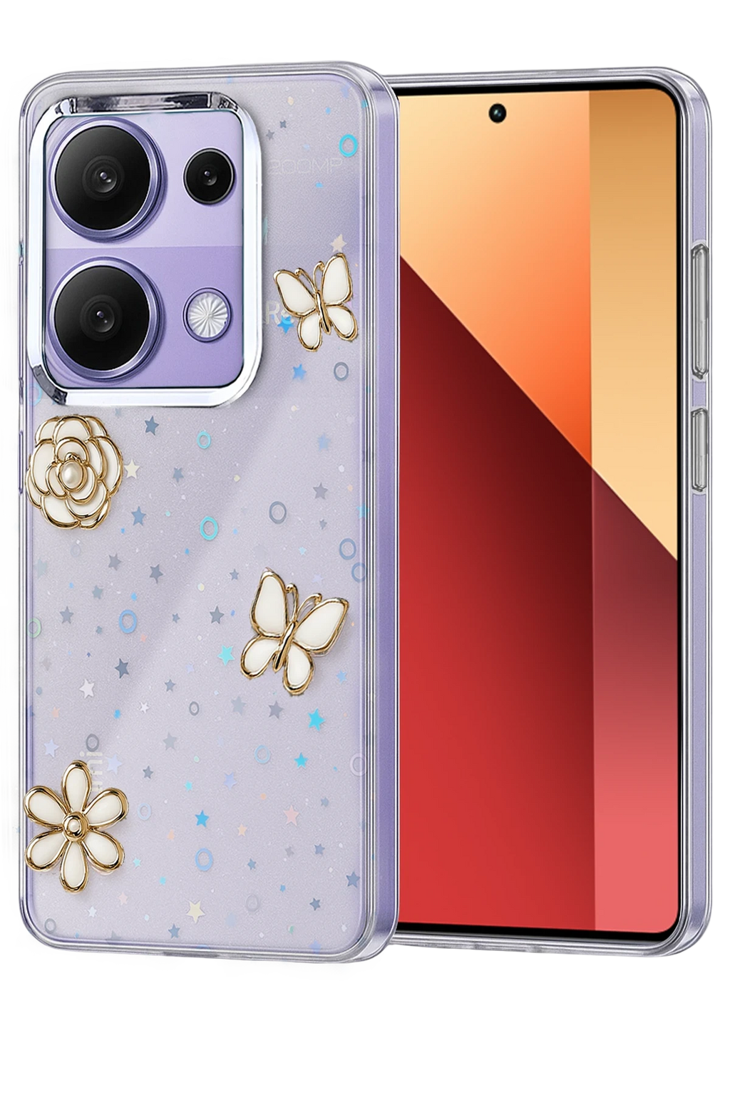 nebaktın Xiaomi Redmi Note 13 Pro 4G Fiyonk Desenli Kapak - Desen 10 1