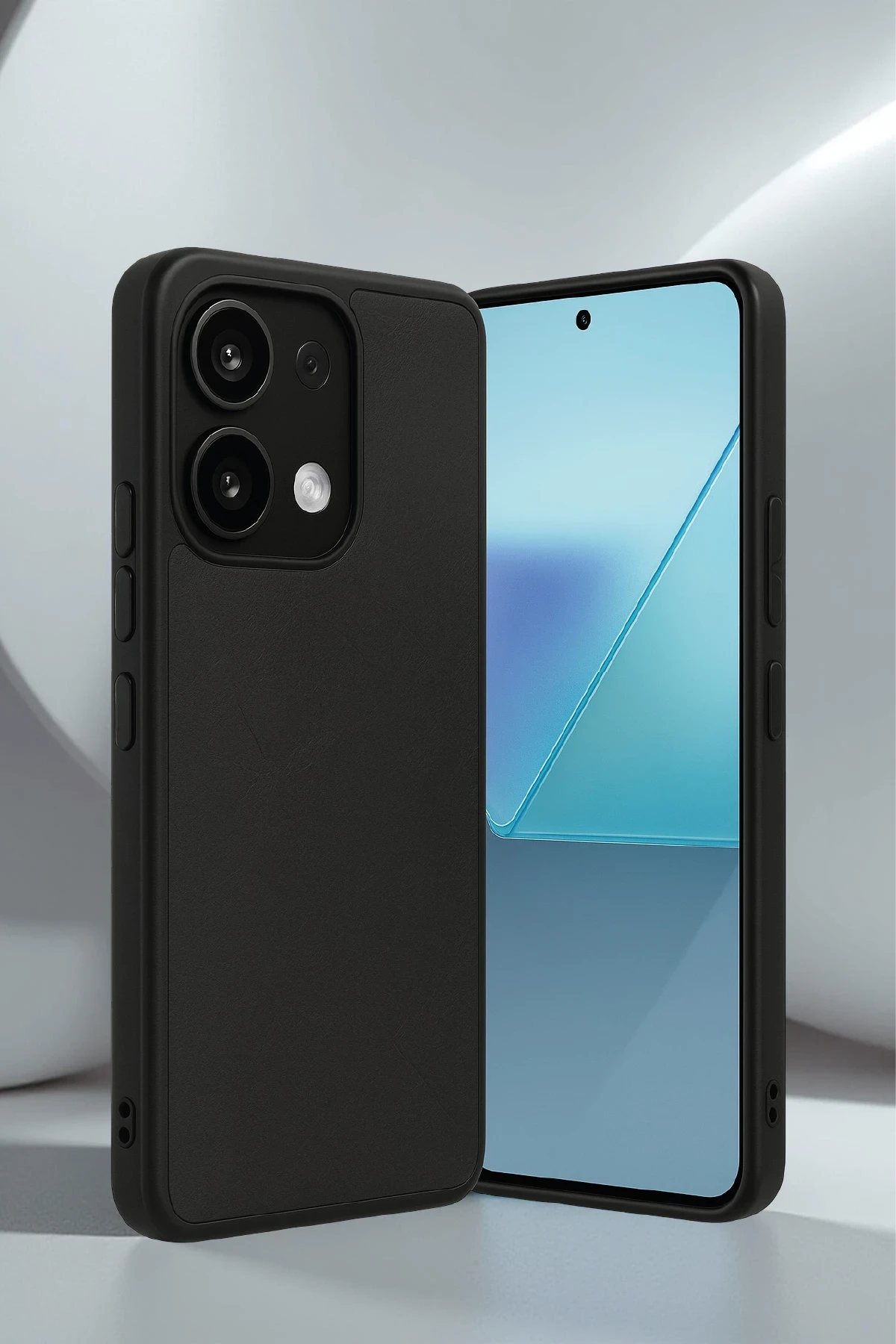 nebaktın Xiaomi Redmi Note 13 Pro 4G Kılıf Aras Deri Kapak - Bordo 2