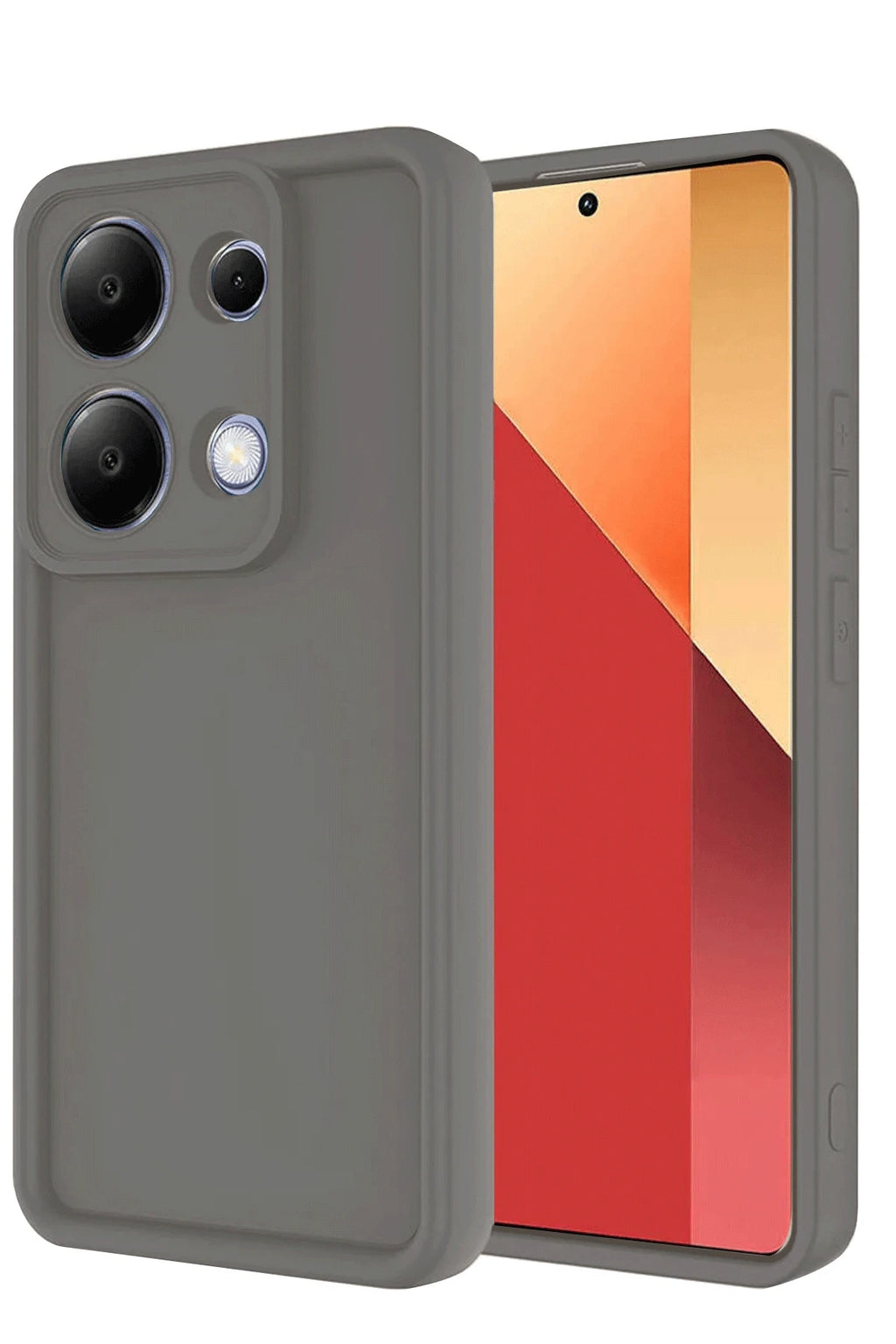 nebaktın Xiaomi Redmi Note 13 Pro 4G Kılıf Viera Silikon - Gri 1