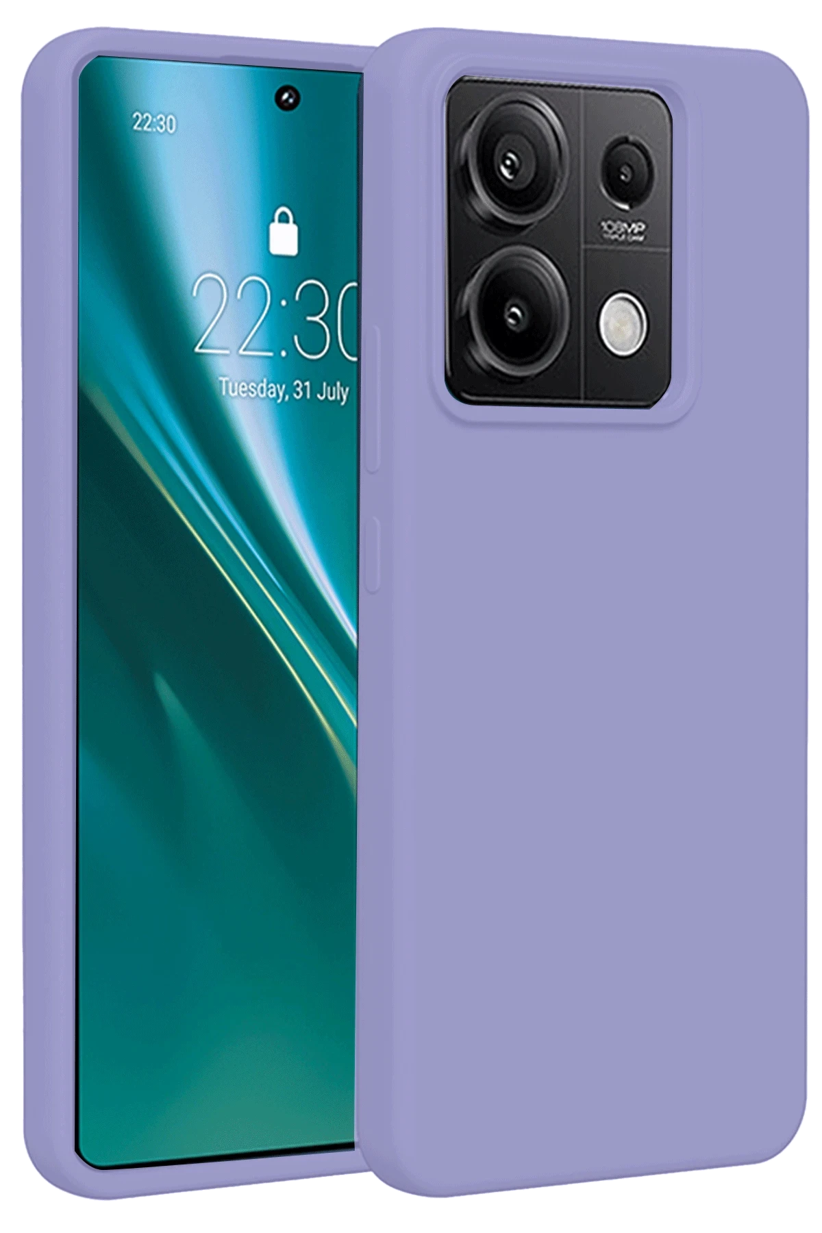 nebaktın Xiaomi Redmi Note 13 Pro 5G Kılıf First Silikon - Lila 1