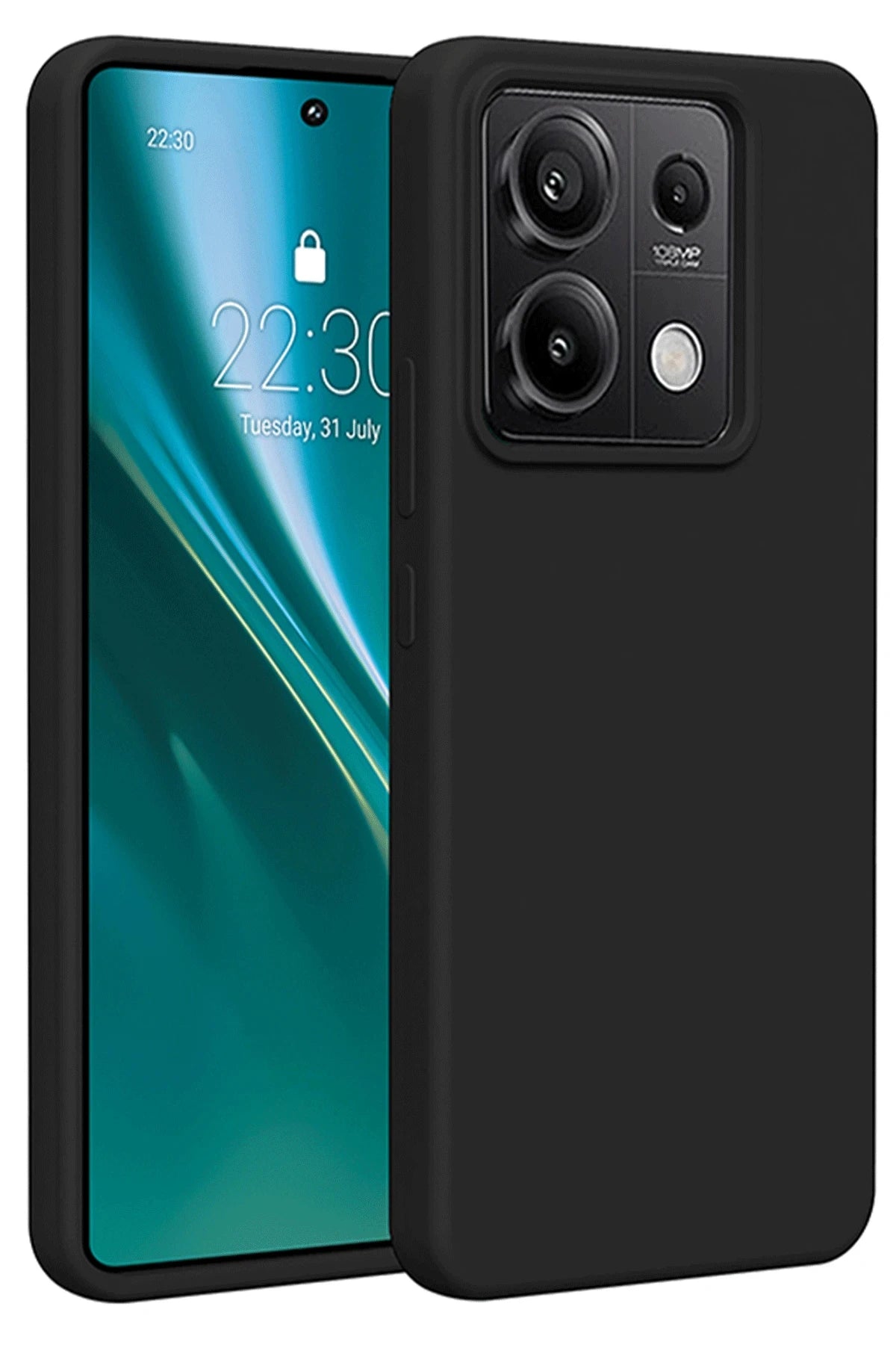 nebaktın Xiaomi Redmi Note 13 Pro 5G Kılıf First Silikon - Siyah 1