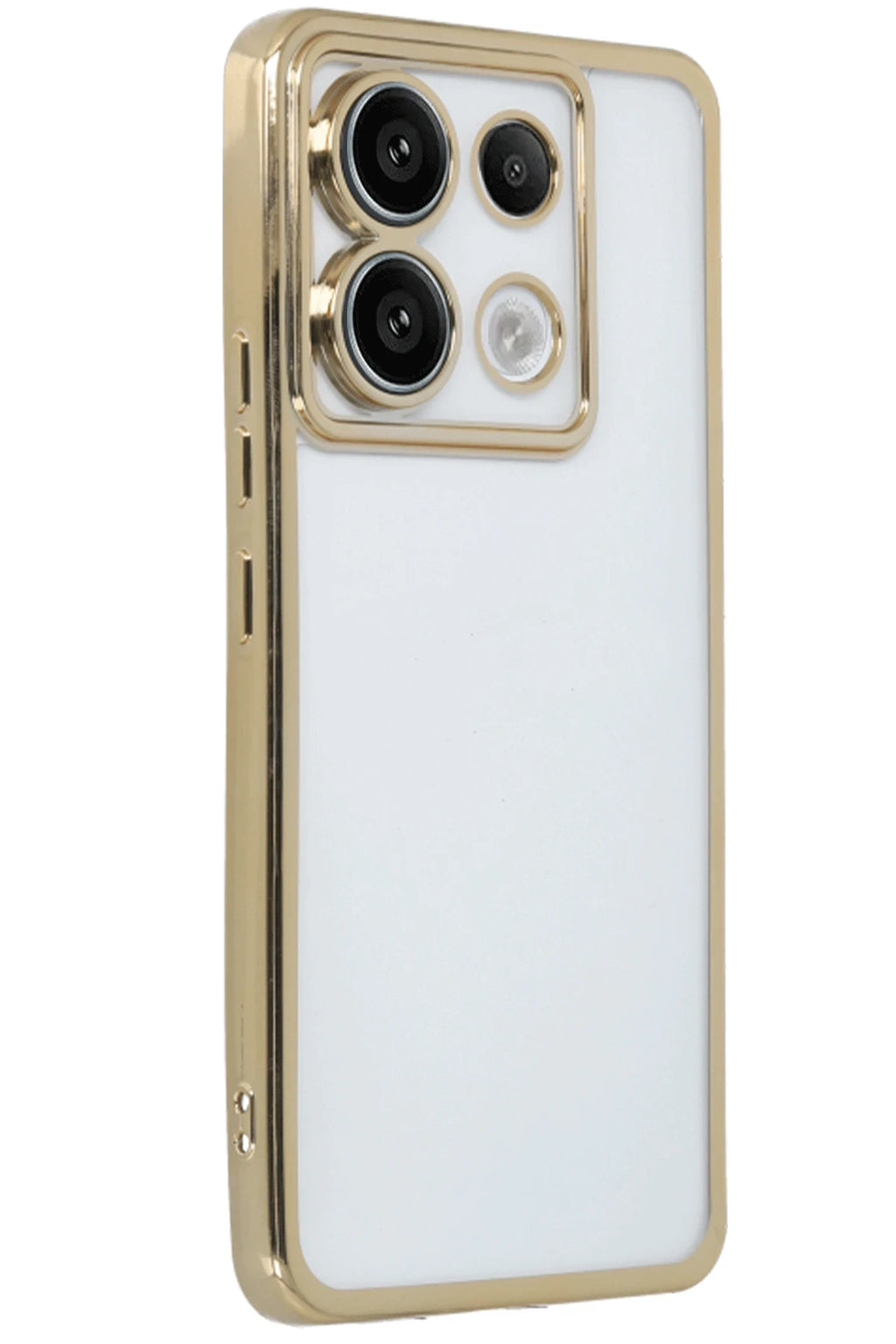 nebaktın Xiaomi Redmi Note 13 Pro 5G Kılıf Razer Lensli Silikon - Gold 2