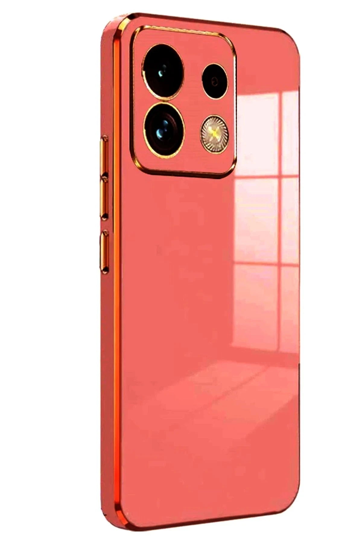 nebaktın Xiaomi Redmi Note 13 Pro 5G Kılıf Volet Silikon - Kırmızı 1