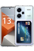 nebaktın Xiaomi Redmi Note 13 Pro Plus Kılıf Kart Şeffaf Silikon - Şeffaf 1