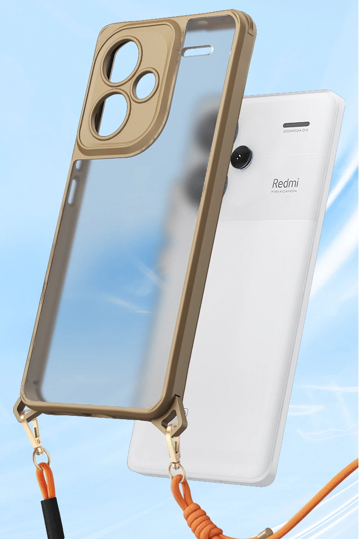 nebaktın Xiaomi Redmi Note 13 Pro Plus Kılıf Penta Silikon Kılıf - Çöl Titanyum 2