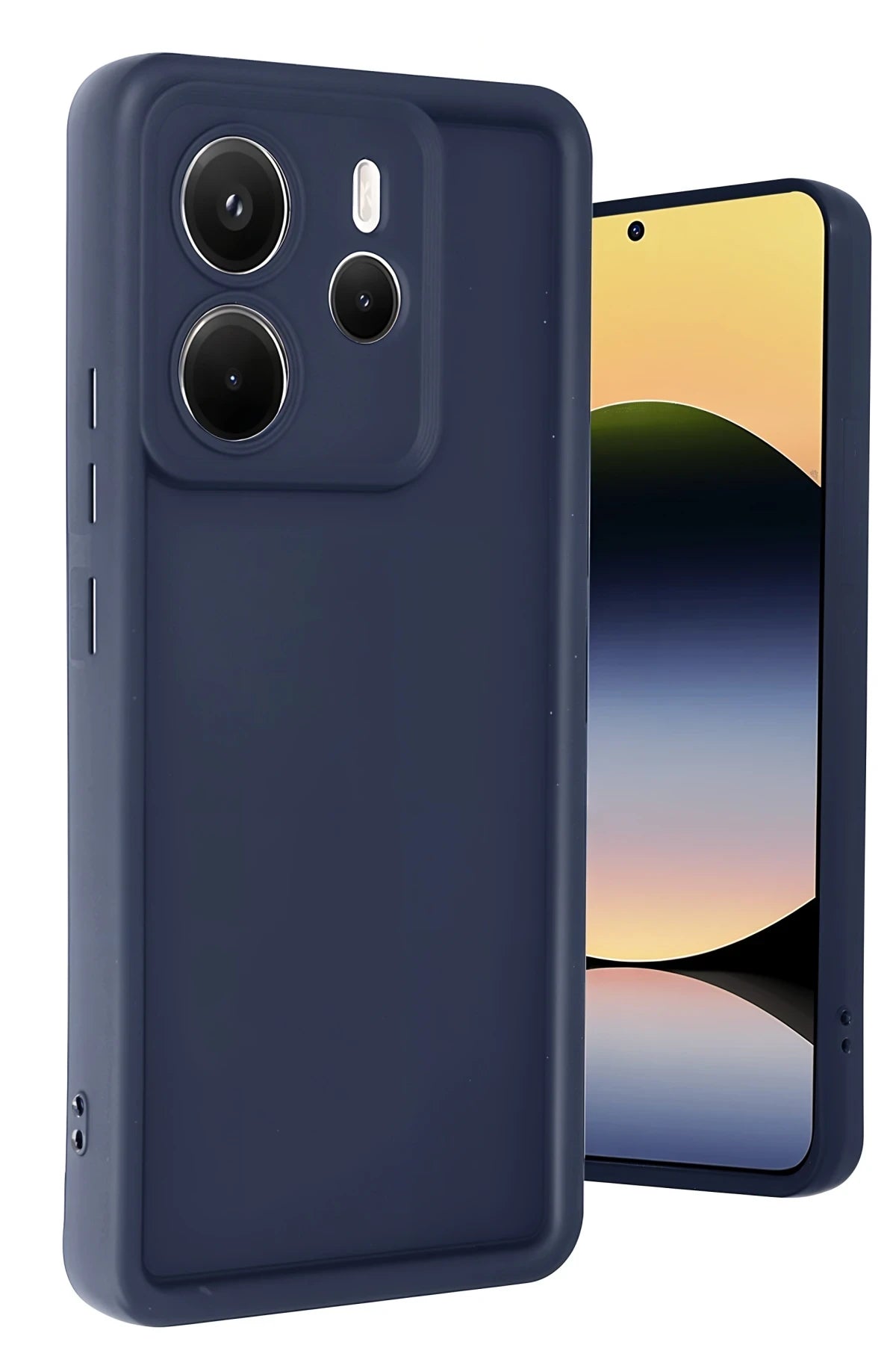 nebaktın Xiaomi Redmi Note 14 4G Kılıf Viera Silikon - Lacivert 1