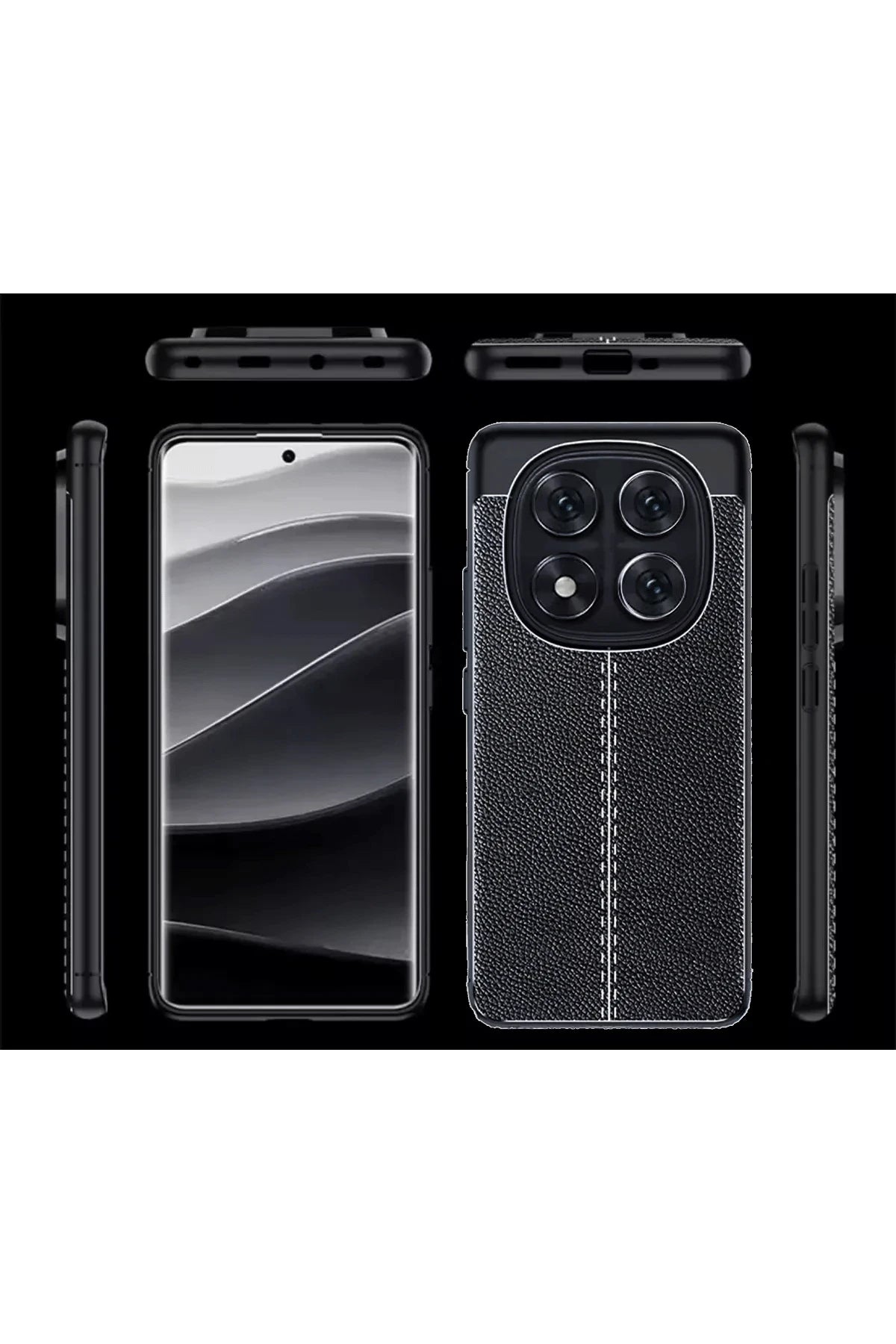 nebaktın Xiaomi Redmi Note 14 Pro 4G Kılıf Auto Focus Kapak - Koyu Yeşil 3