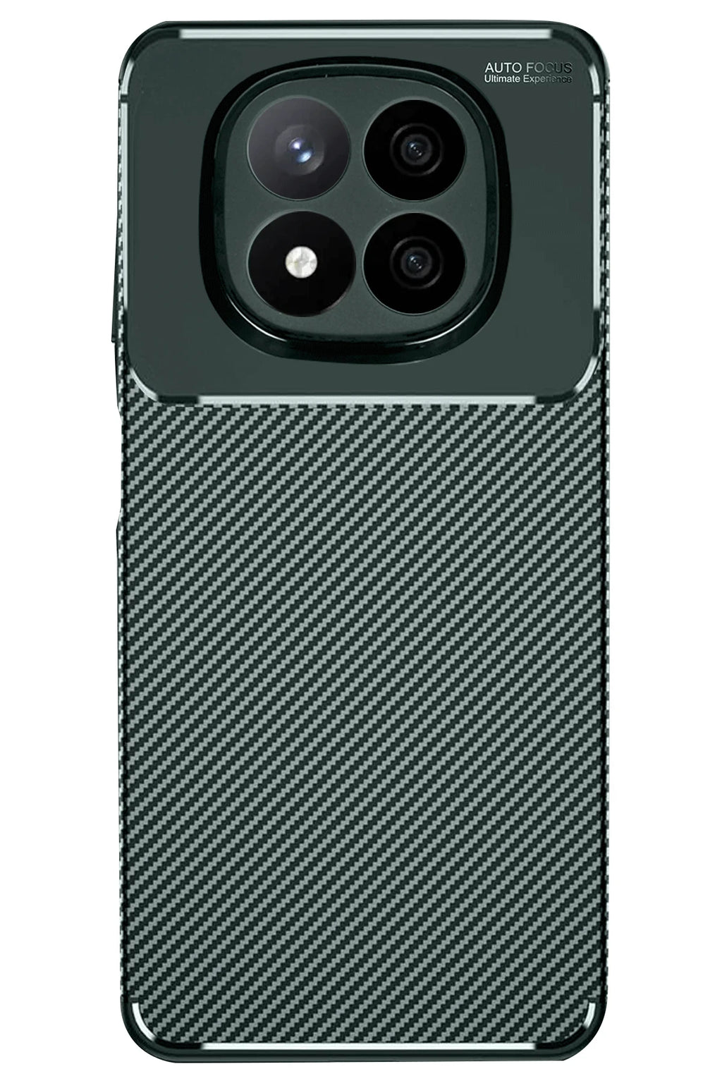 nebaktın Xiaomi Redmi Note 14 Pro 4G Kılıf Auto Focus Karbon Kapak - Koyu Yeşil 4