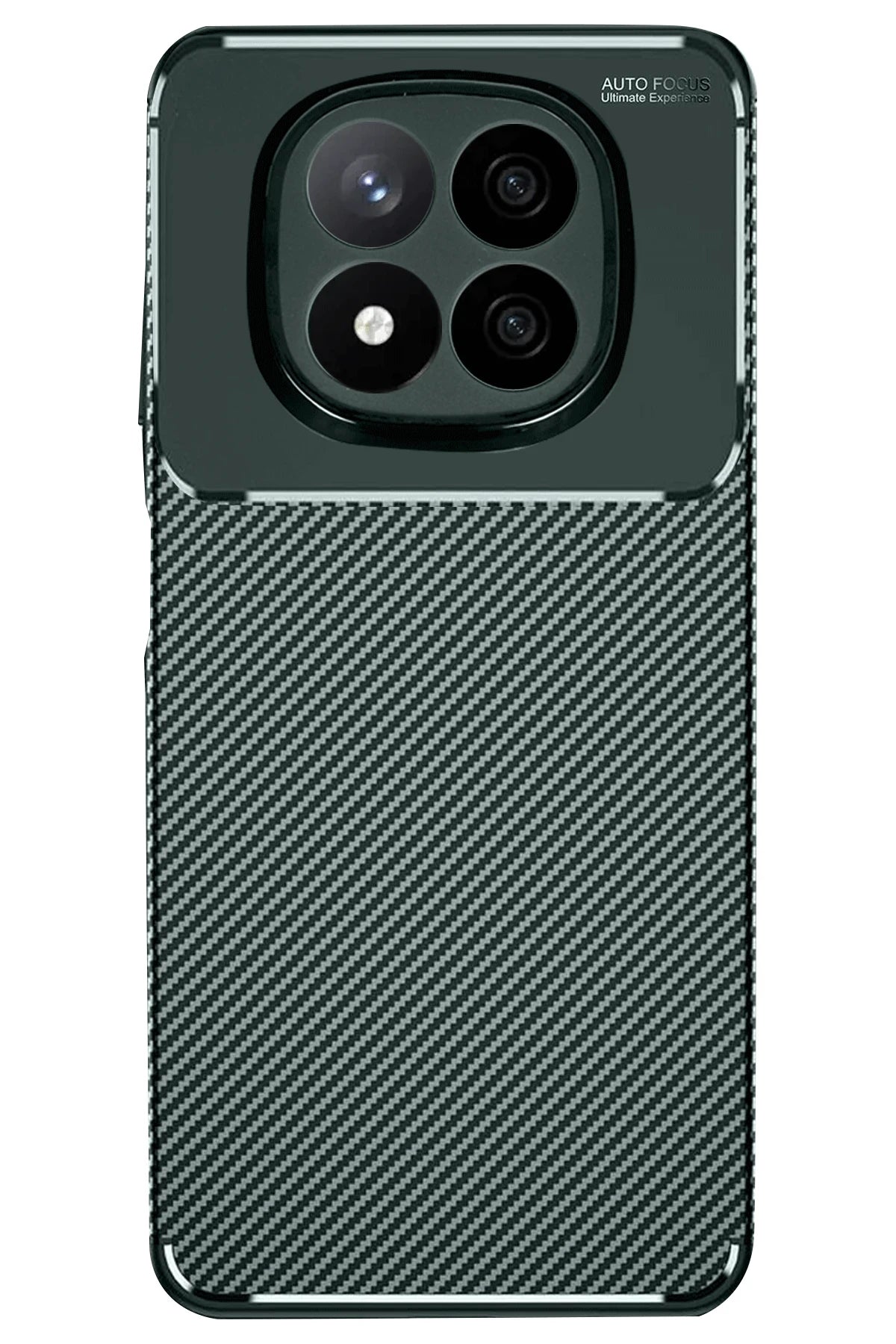nebaktın Xiaomi Redmi Note 14 Pro 4G Kılıf Auto Focus Karbon Kapak - Koyu Yeşil 4