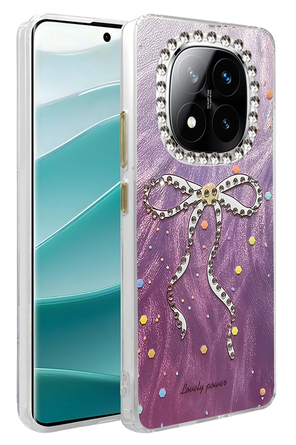 nebaktın Xiaomi Redmi Note 14 Pro 4G Kılıf Blade Aynalı Desenli Kapak - Desen 1 1
