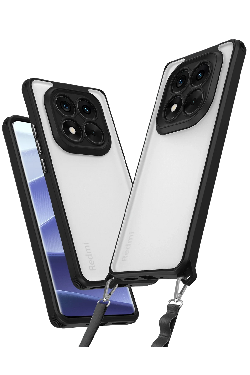 nebaktın Xiaomi Redmi Note 14 Pro 4G Kılıf Penta Silikon Kılıf - Siyah 1