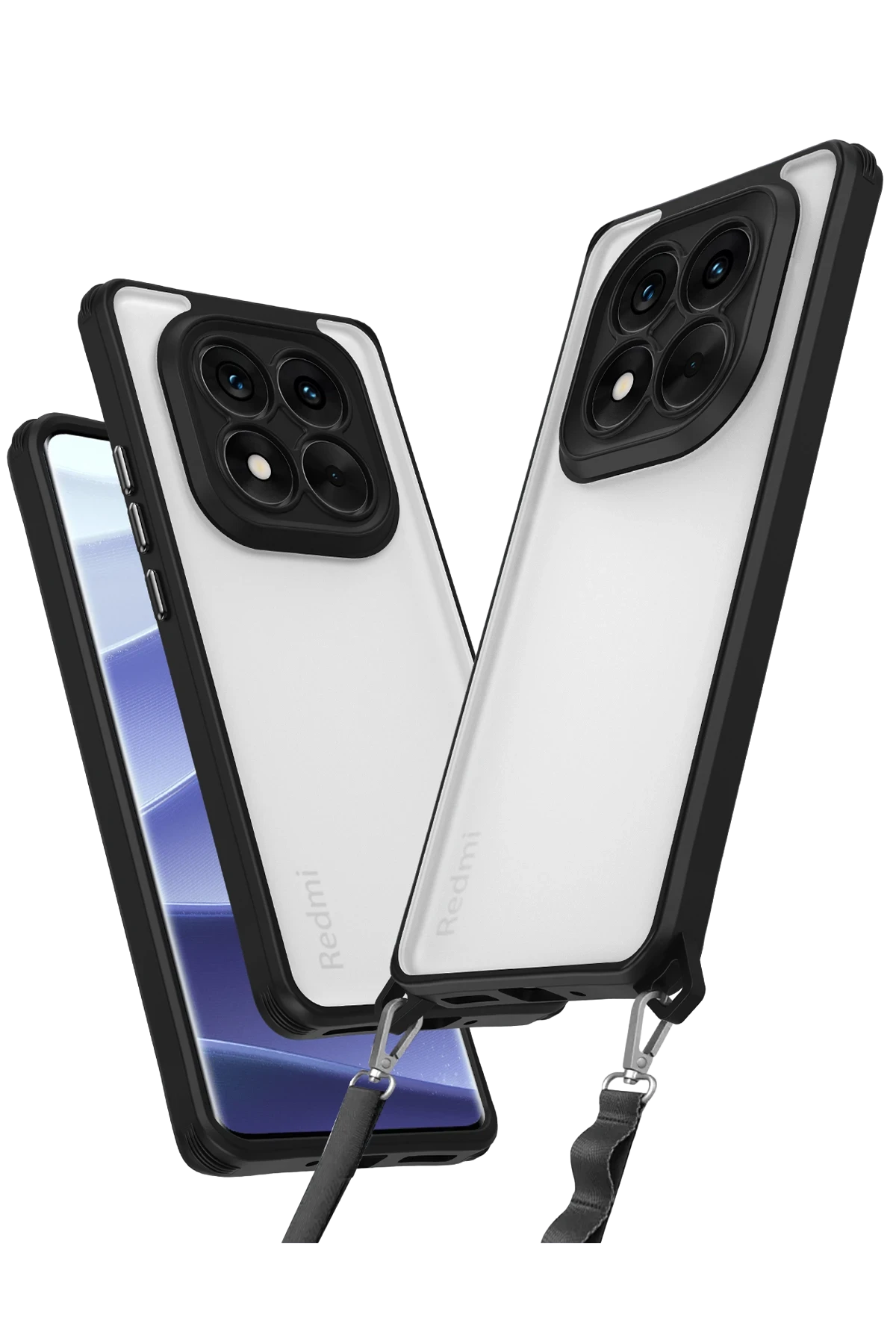 nebaktın Xiaomi Redmi Note 14 Pro 4G Kılıf Penta Silikon Kılıf - Siyah 1