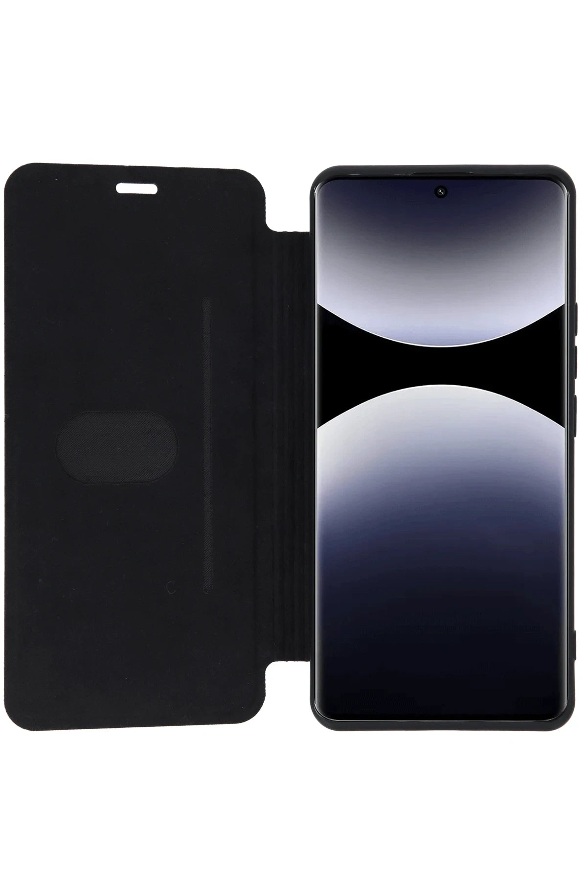 nebaktın Xiaomi Redmi Note 14 Pro 5G Kılıf Flip Cover - Siyah 2