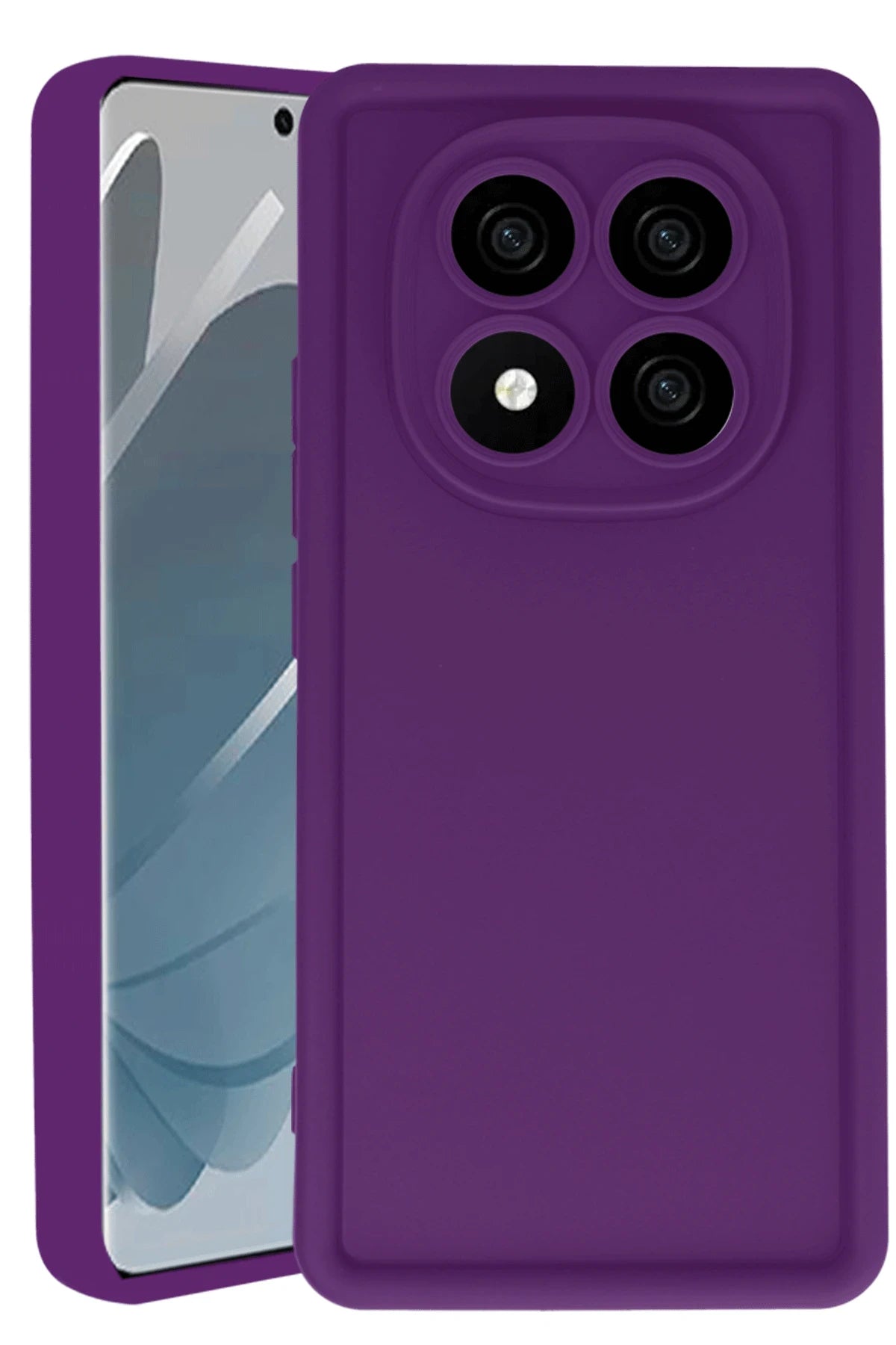 nebaktın Xiaomi Redmi Note 14 Pro 5G Kılıf Viera Silikon - Mürdüm 1