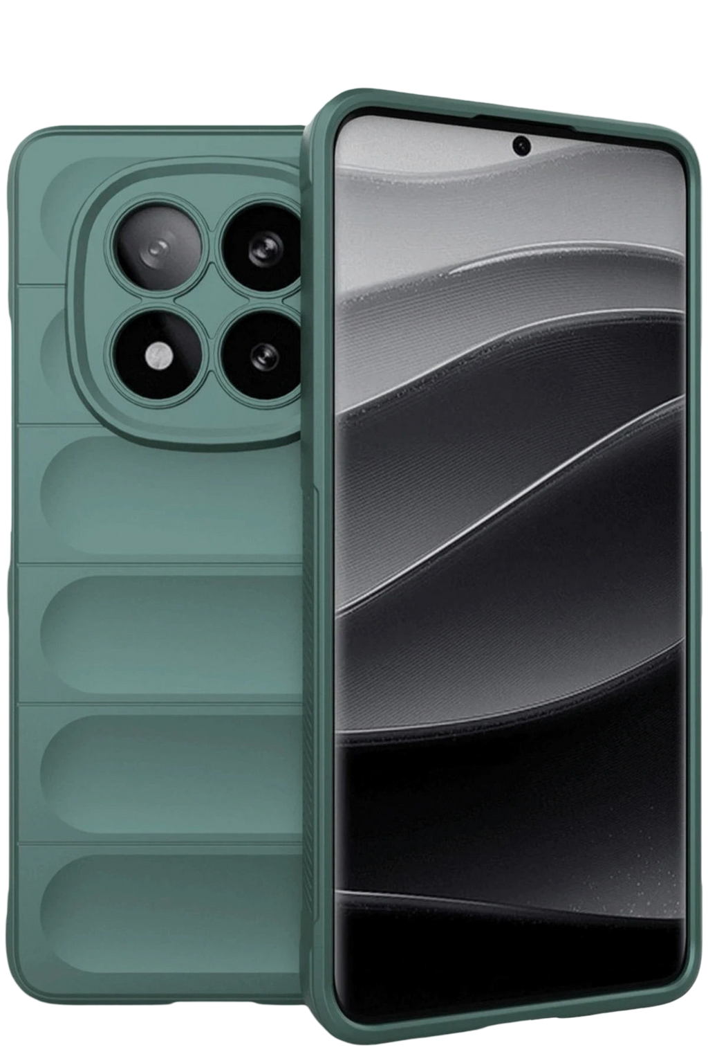 nebaktın Xiaomi Redmi Note 15 4G Optimum Silikon - Koyu Yeşil 1