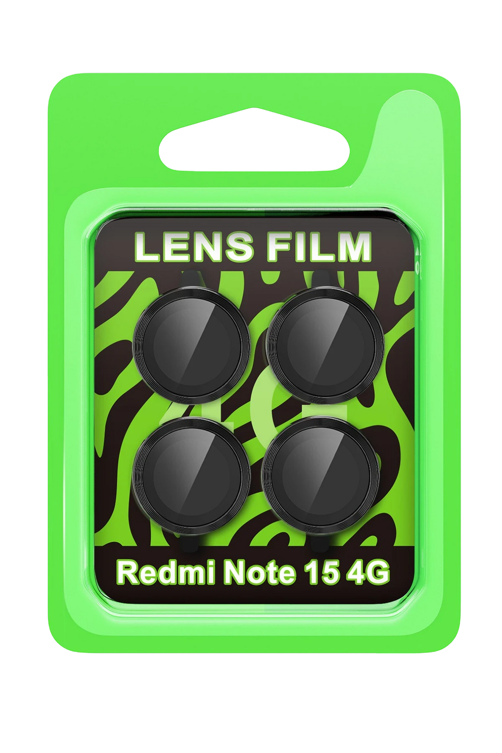 nebaktın Xiaomi Redmi Note 15 4G Raze Metal Kamera Lens - Siyah 1