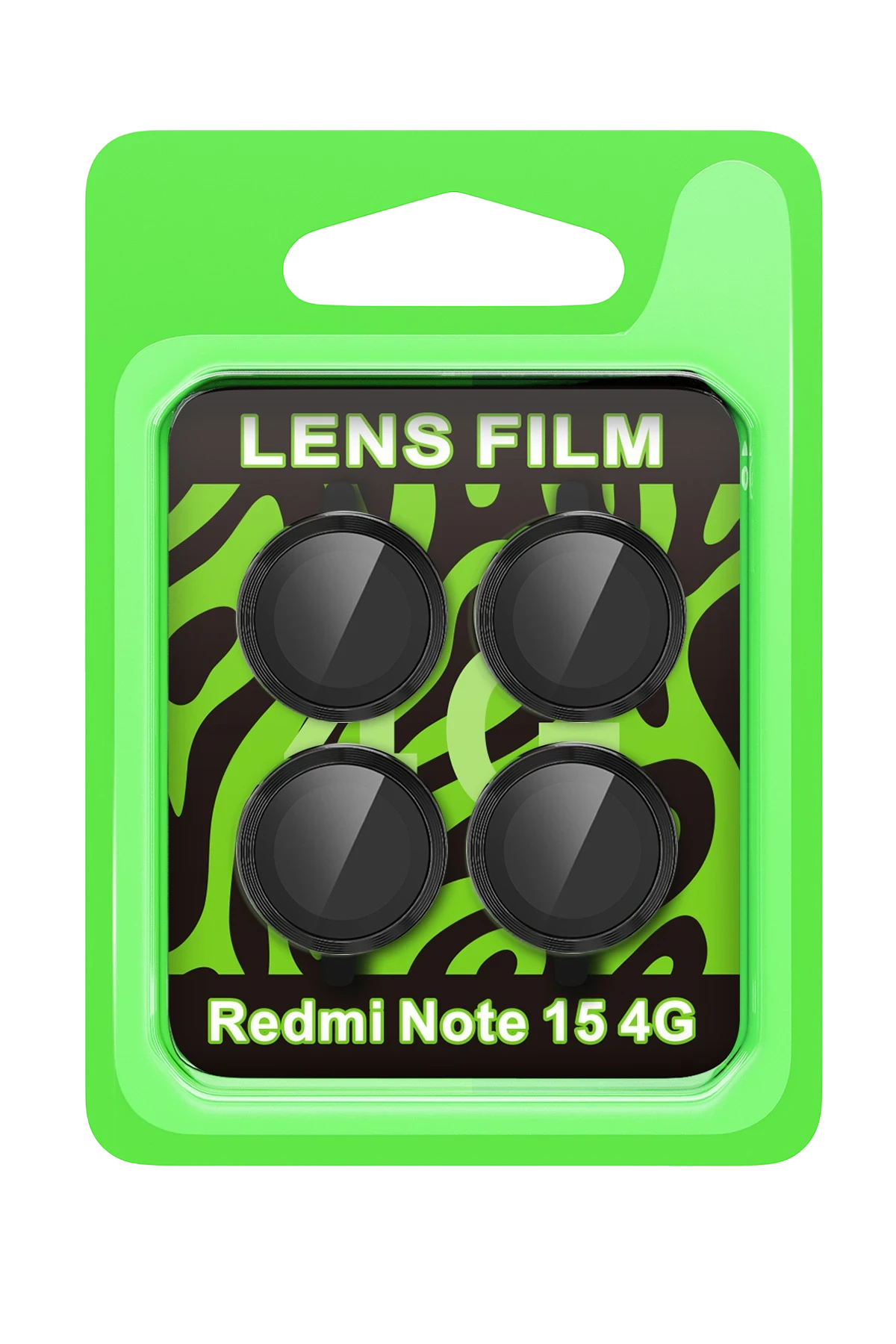 nebaktın Xiaomi Redmi Note 15 4G Raze Metal Kamera Lens - Siyah 1