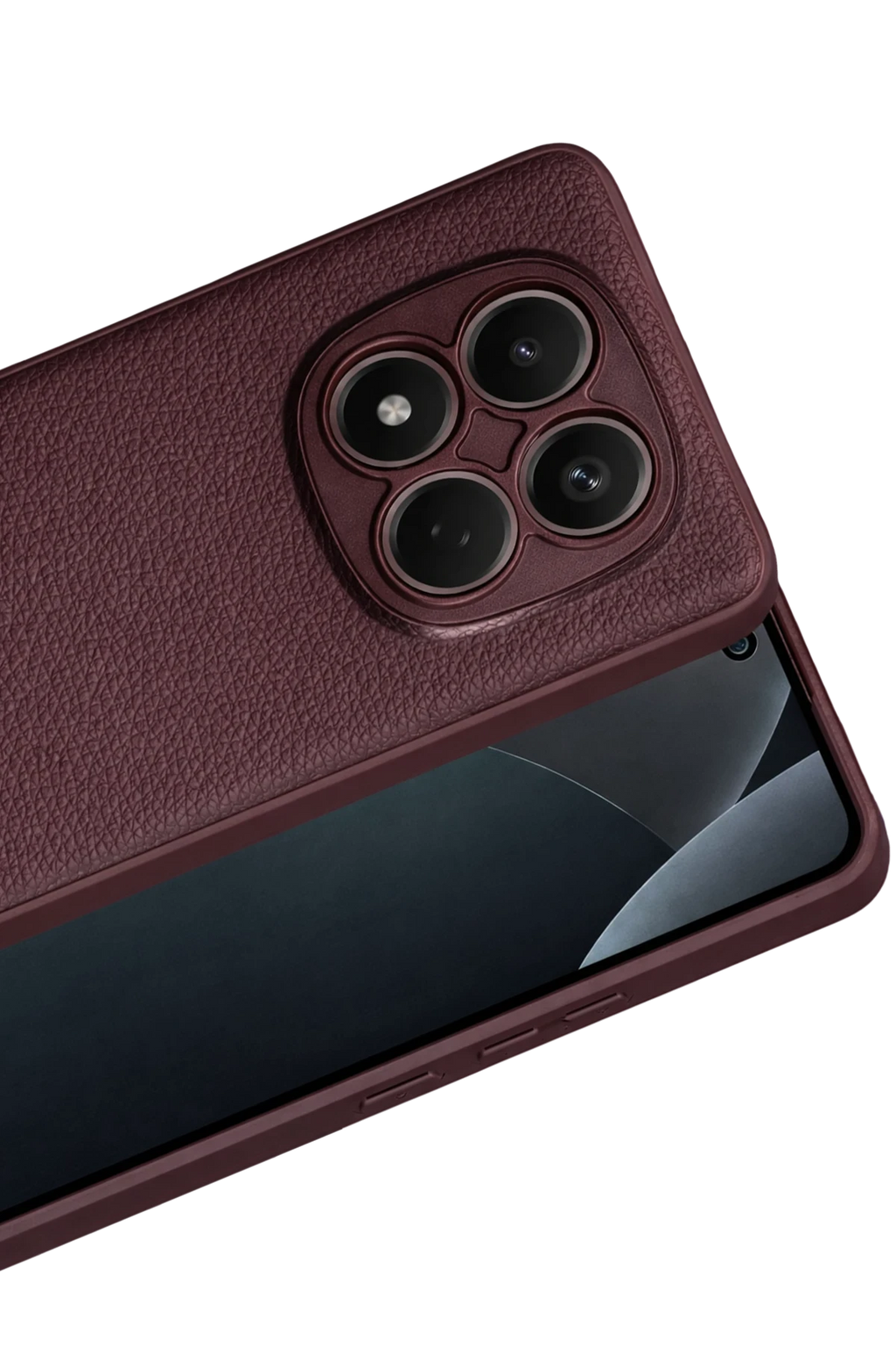 nebaktın Xiaomi Redmi Note 15 4G Thermax Silikon Kılıf - Bordo 2
