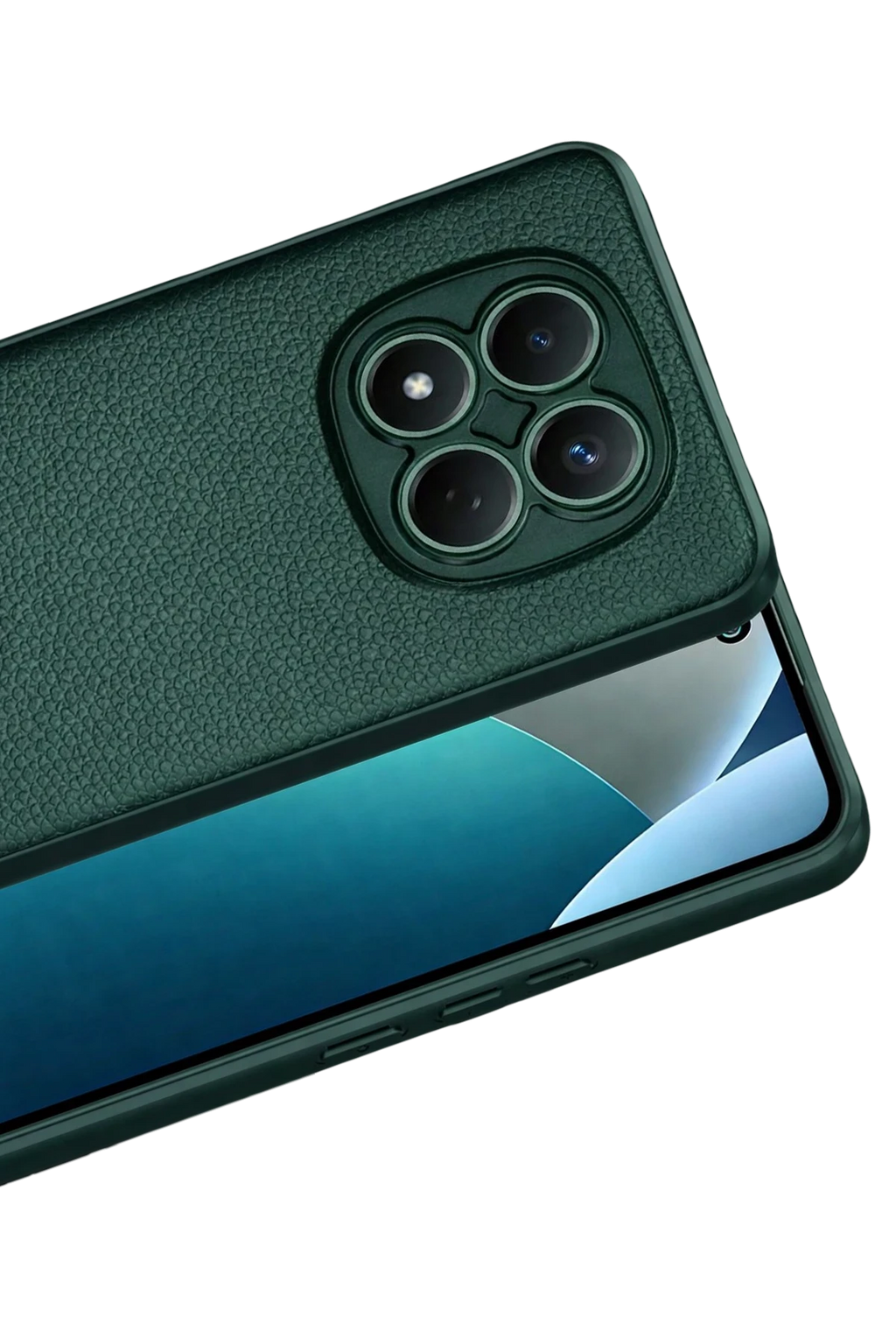 nebaktın Xiaomi Redmi Note 15 4G Thermax Silikon Kılıf - Koyu Yeşil 2