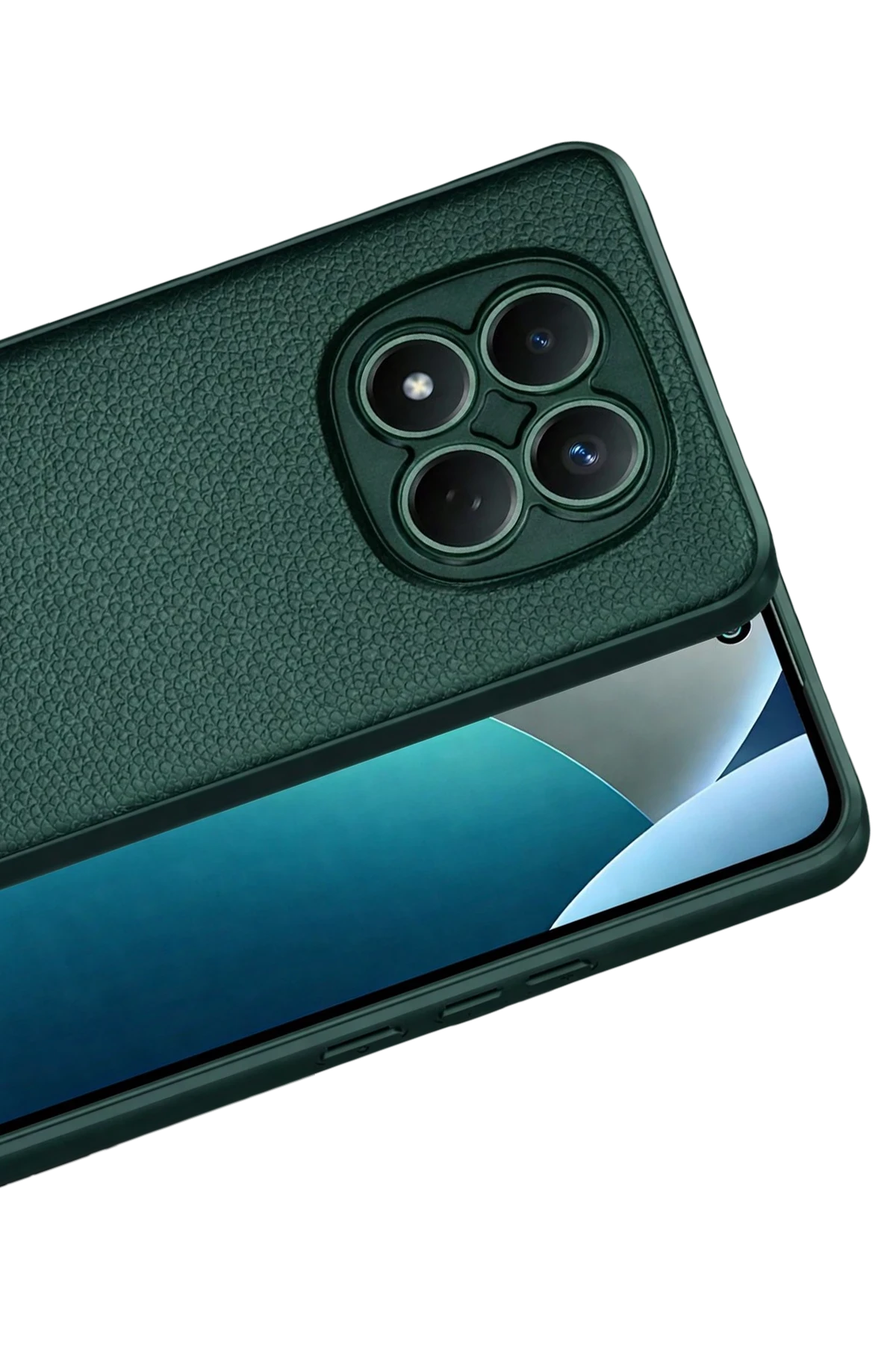 nebaktın Xiaomi Redmi Note 15 4G Thermax Silikon Kılıf - Koyu Yeşil 2