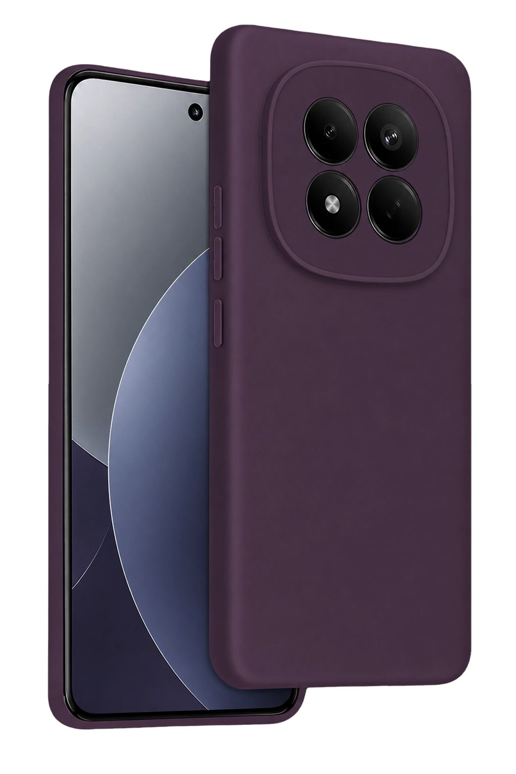 nebaktın Xiaomi Redmi Note 15 Pro 4G First Silikon - Mürdüm 1