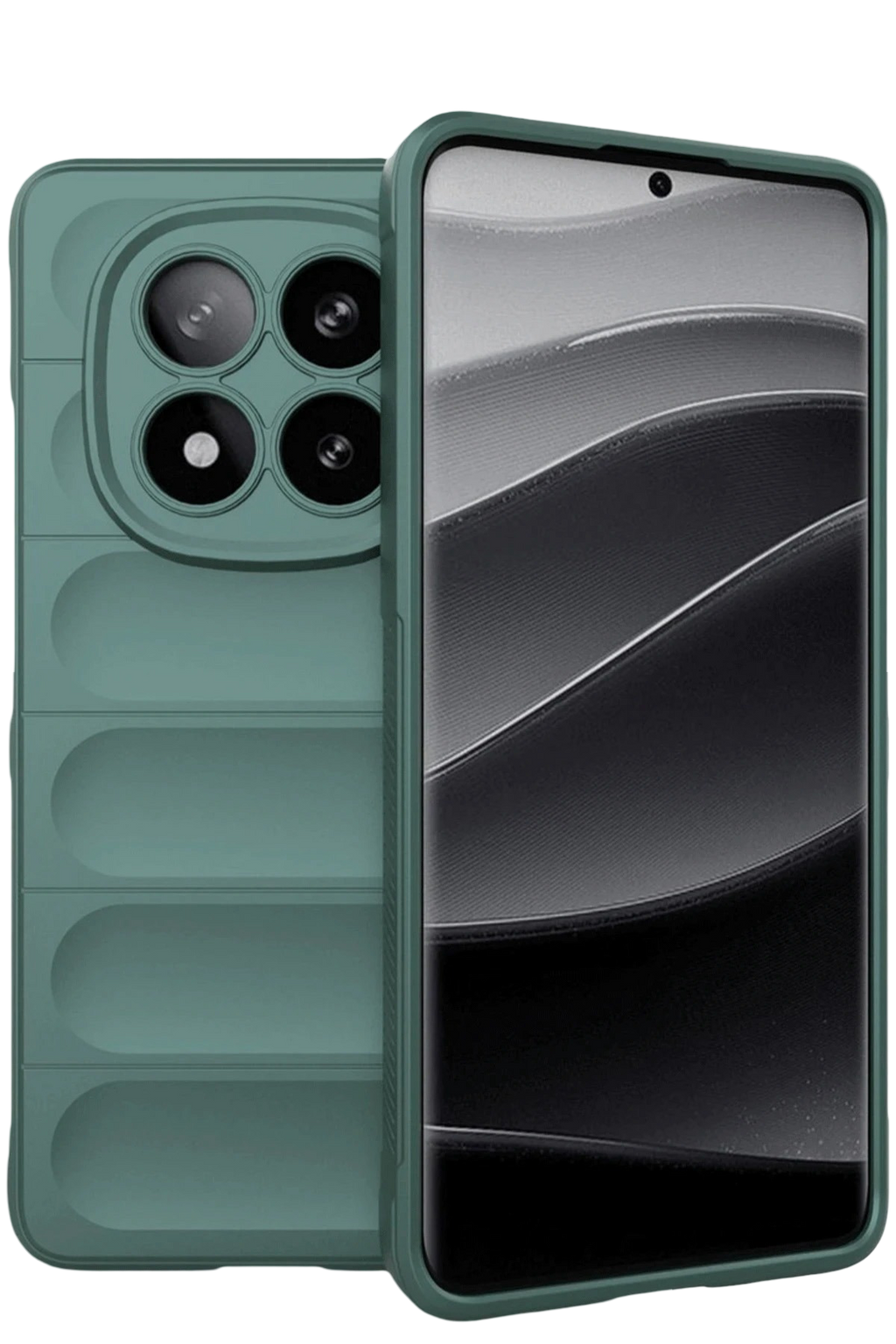 nebaktın Xiaomi Redmi Note 15 Pro 4G Optimum Silikon - Koyu Yeşil 1