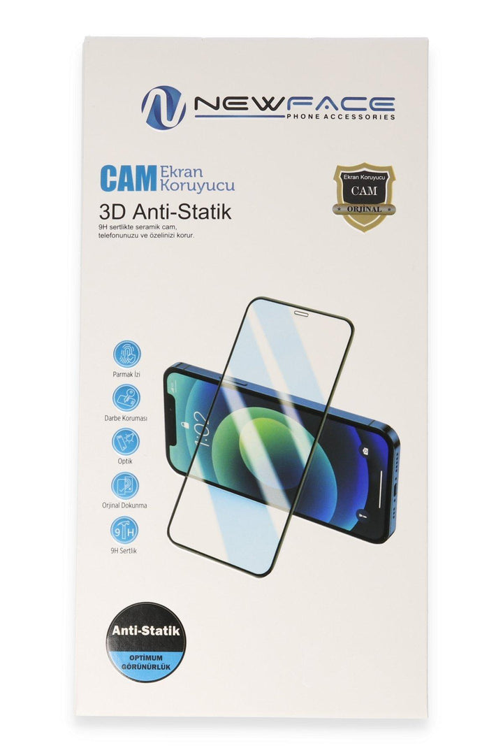 nebaktın Xiaomi Redmi Note 15 Pro 5G 3D Antistatik Cam Ekran Koruyucu - Siyah 1