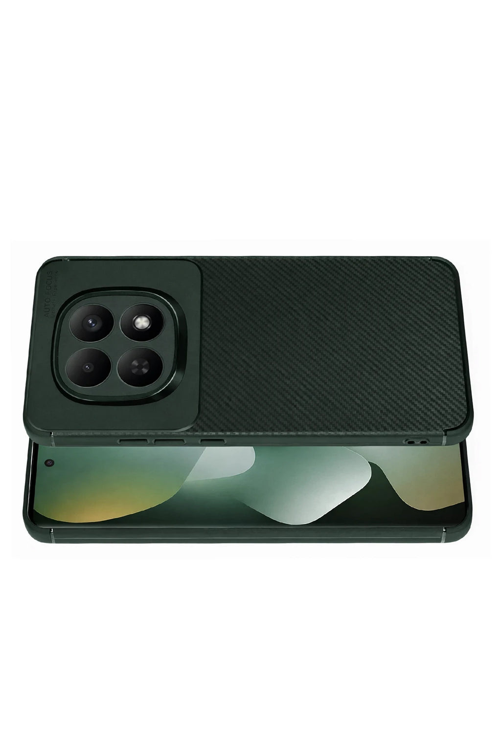 nebaktın Xiaomi Redmi Note 15 Pro 5G Auto Focus Karbon Kapak - Koyu Yeşil 3
