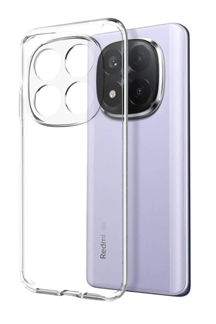 nebaktın Xiaomi Redmi Note 15 Pro 5G Lüx Şeffaf Silikon - Şeffaf 1