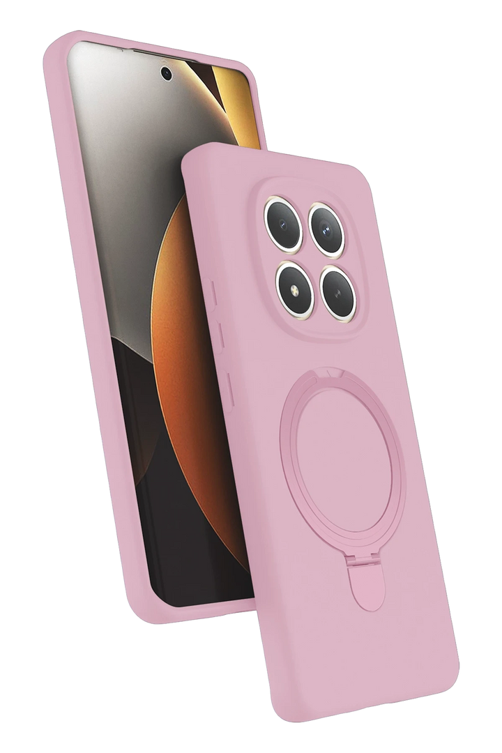 nebaktın Xiaomi Redmi Note 15 Pro 5G Regal Magsafe Standlı Kapak - Açık Pembe 1