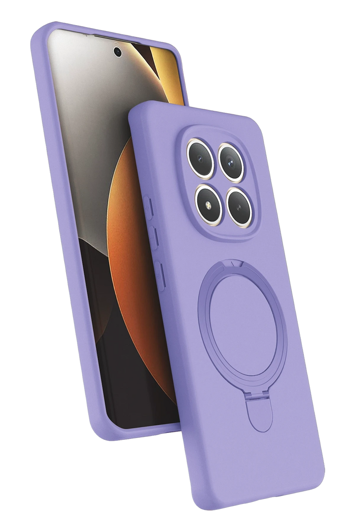 nebaktın Xiaomi Redmi Note 15 Pro 5G Regal Magsafe Standlı Kapak - Lila 1