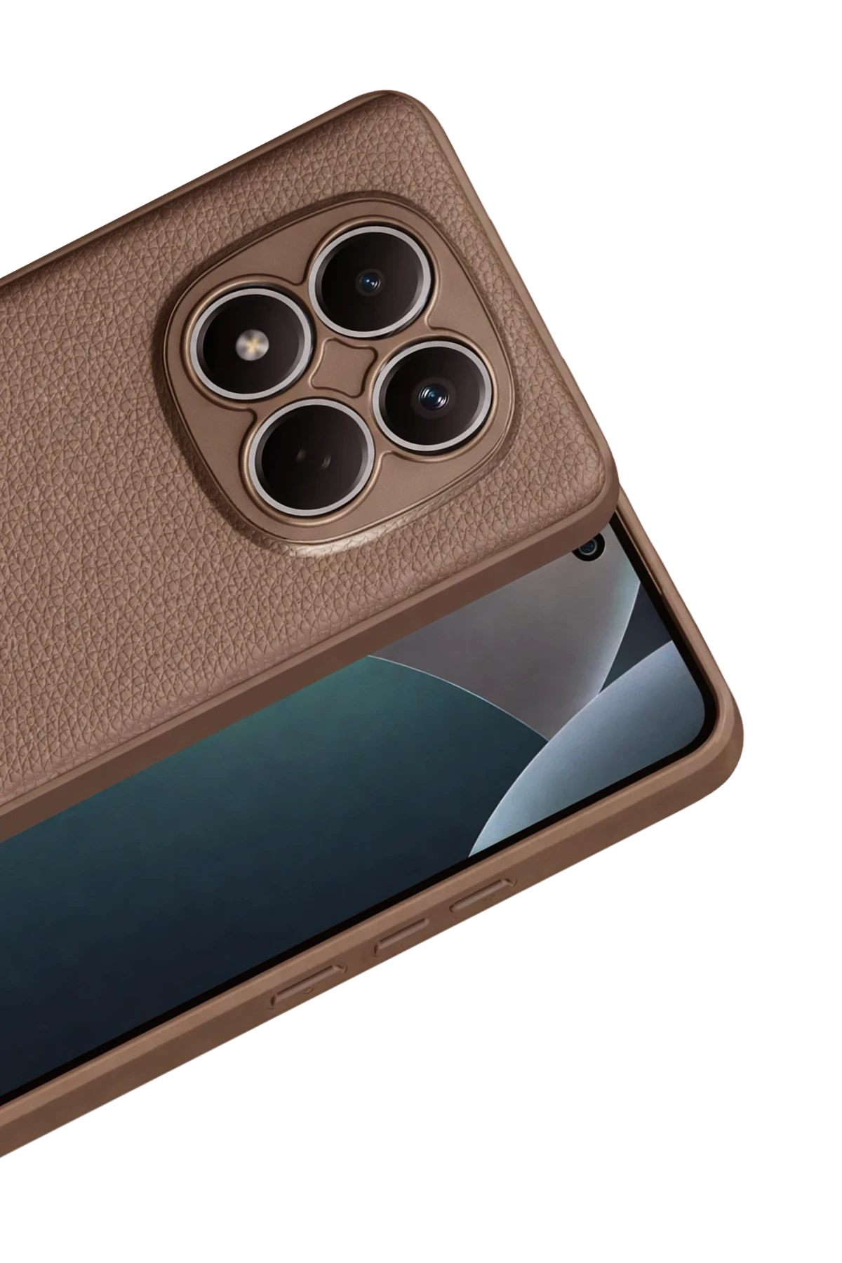 nebaktın Xiaomi Redmi Note 15 Pro 5G Thermax Silikon Kılıf - Kahverengi 2
