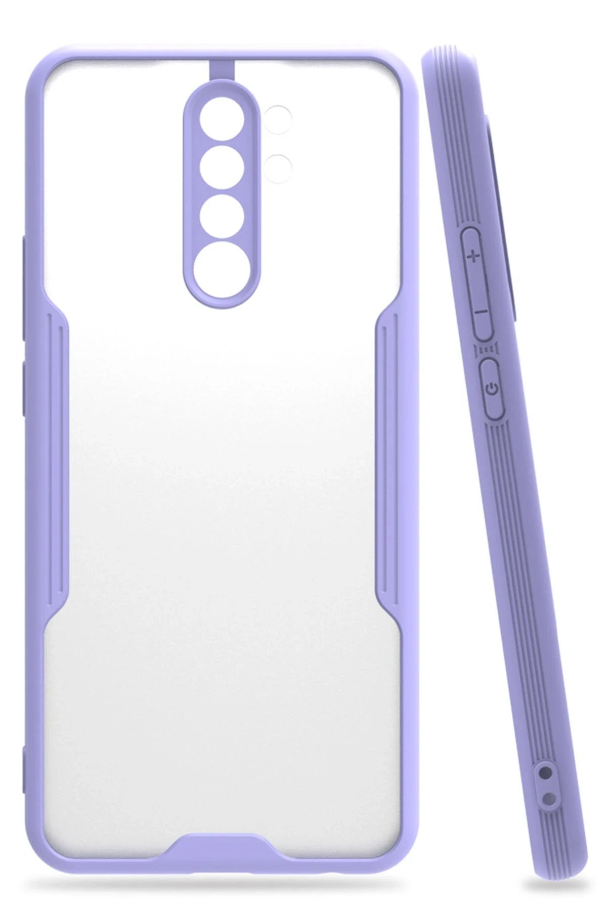 nebaktın Xiaomi Redmi Note 8 Pro Kılıf Platin Silikon - Lila 1
