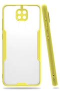 nebaktın Xiaomi Redmi Note 9 Kılıf Platin Silikon - Sarı 1