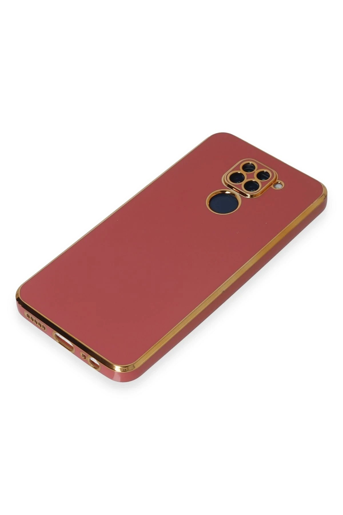 nebaktın Xiaomi Redmi Note 9 Kılıf Volet Silikon - Kırmızı 4