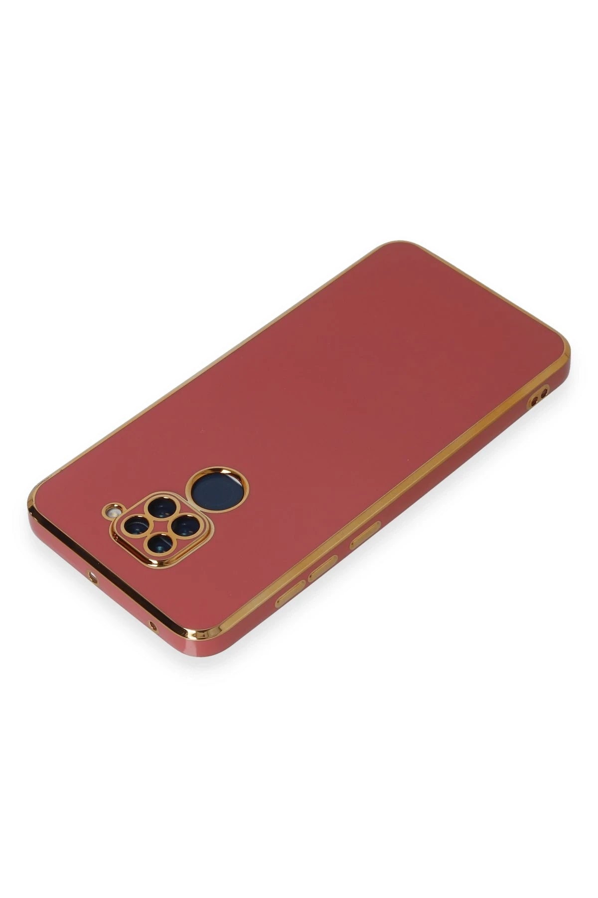 nebaktın Xiaomi Redmi Note 9 Kılıf Volet Silikon - Kırmızı 3
