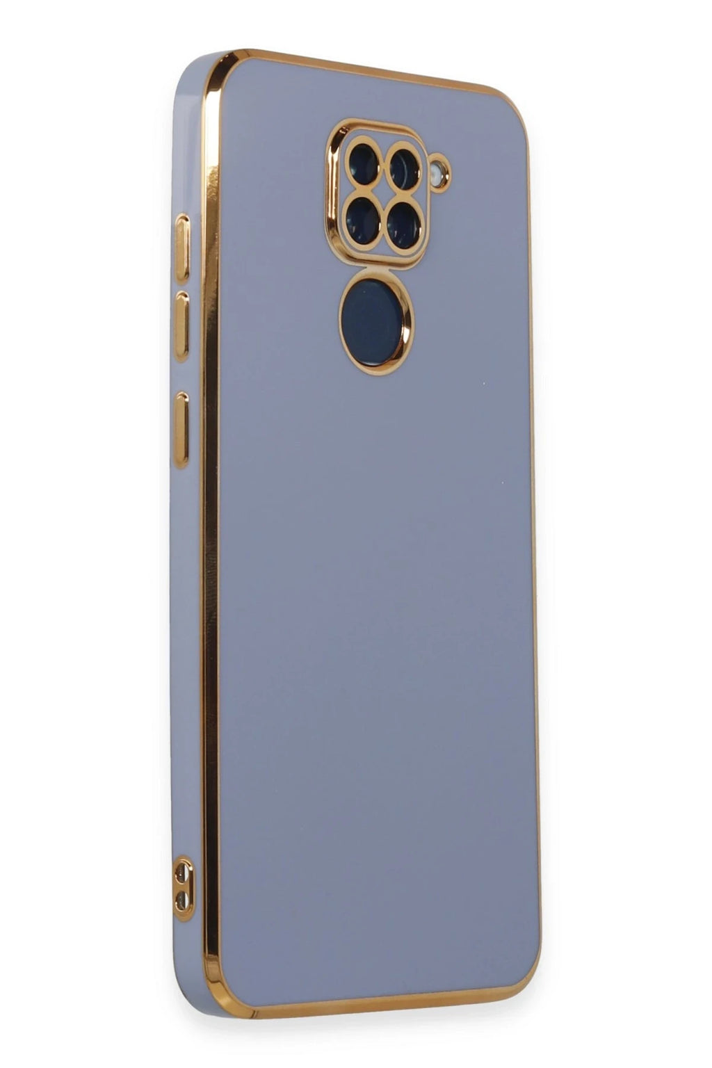 nebaktın Xiaomi Redmi Note 9 Kılıf Volet Silikon - Mavi 2
