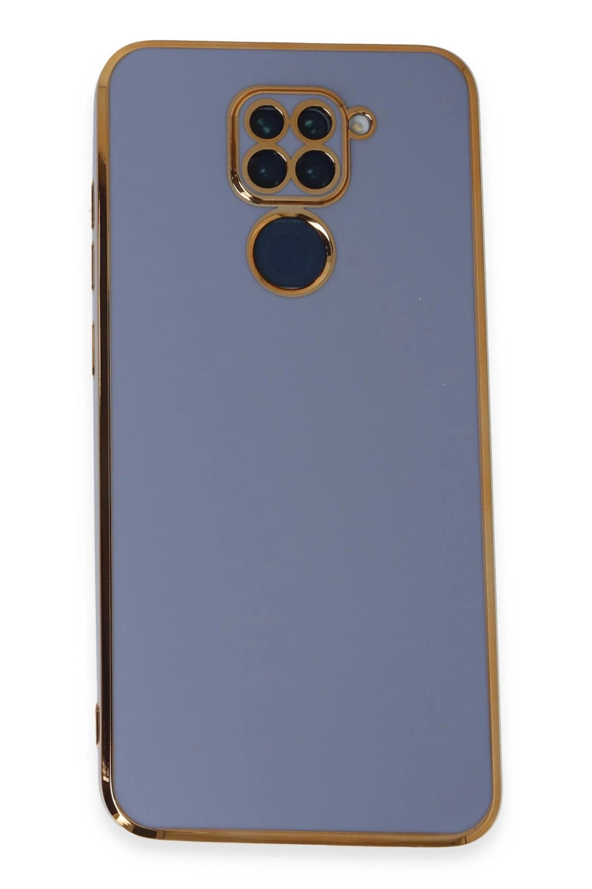 nebaktın Xiaomi Redmi Note 9 Kılıf Volet Silikon - Mavi 1