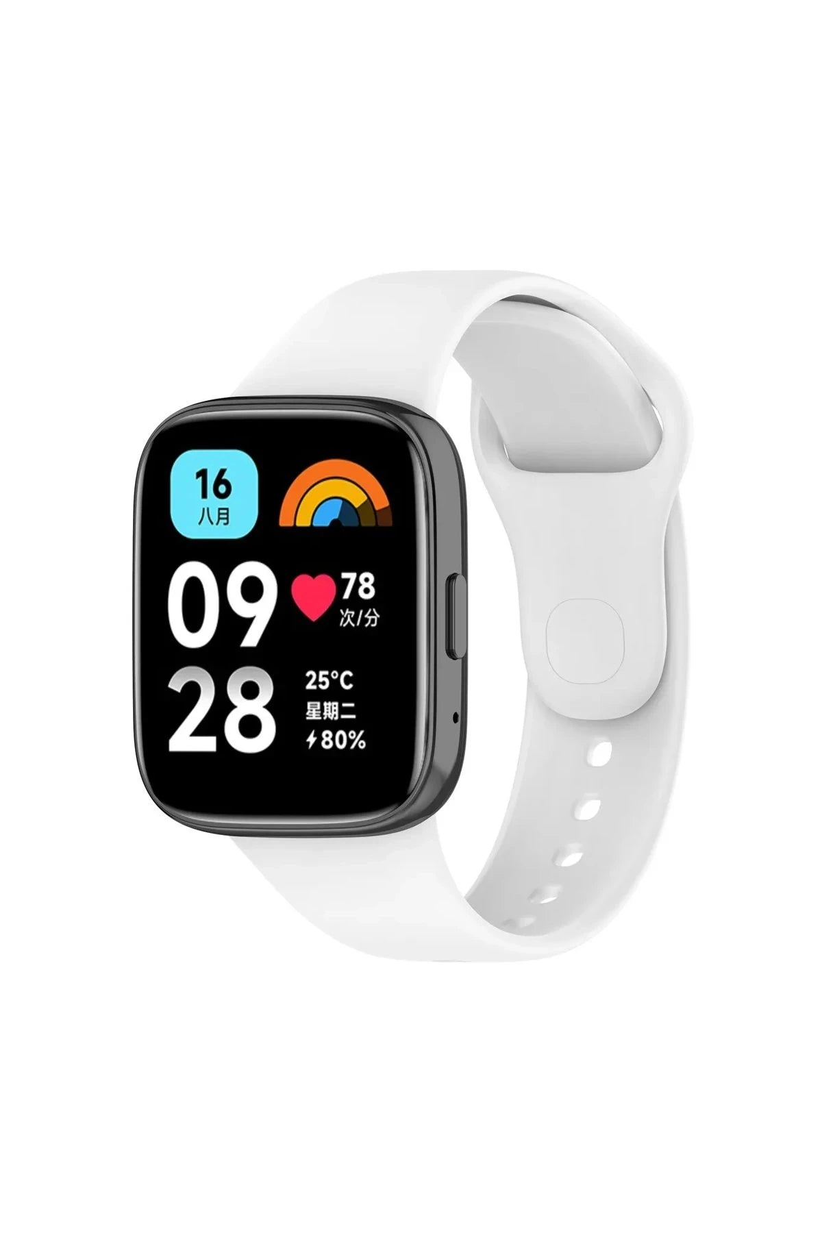 nebaktın Xiaomi Redmi Watch 3 Active Klasik Kordon - Beyaz 1