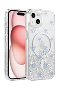 Onegif Apple iPhone 14 Misk Simli Magsafe Kapak - Desen 3 1